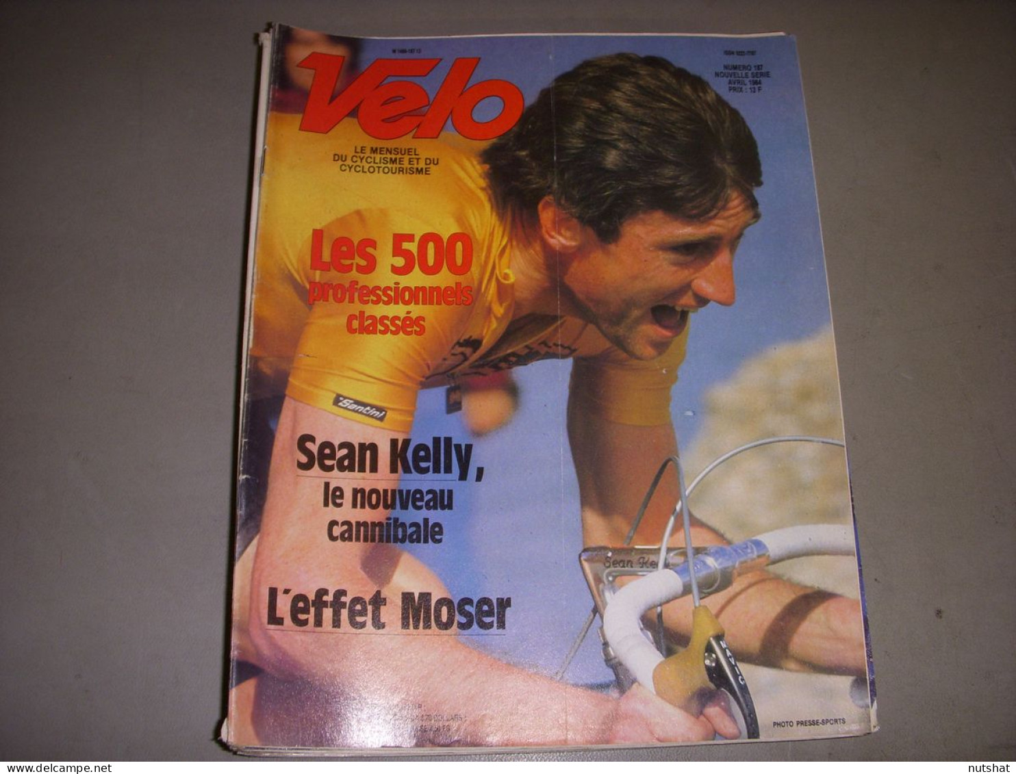 VELO MAG 187 04.1984 KELLY MOSER MARC YVON MADIOT EDDY WALTER PLANCKAERT LEMOND - Deportes