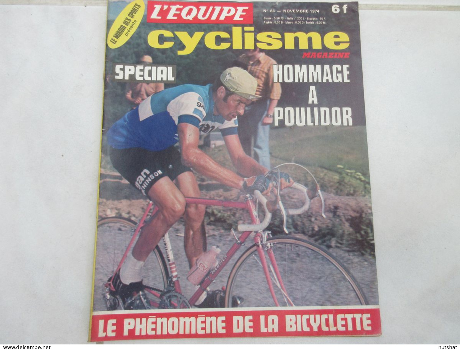 CYCLISME MAG 084 11.1974 HOMMAGE A POULIDOR Roger De VLAEMINCK LIVRE D'OR 1974 - Deportes