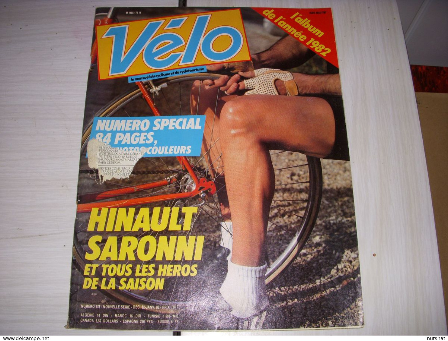 VELO MAG 173 12.1982 L’ALBUM De L’ANNEE 1982 HINAULT SARONNI - Un Trou Dans La C - Sport