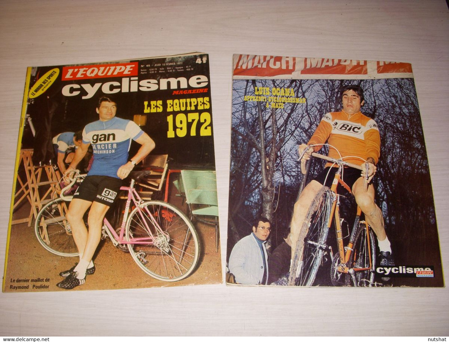 CYCLISME MAG 045 02.1972 Les EQUIPES POULIDOR CYCLISME Dans Le NORD DERAILLEURS - Deportes