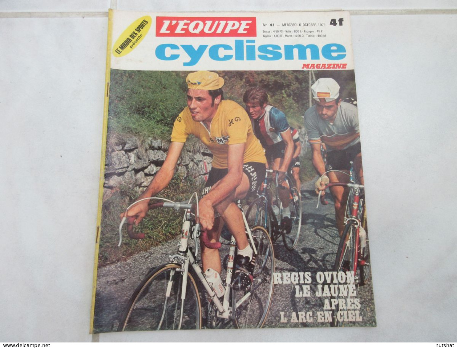 CYCLISME MAG 041 10.1971 TOUR AVENIR OVION CIPALE PARIS BREST PARIS PBP TERRONT - Deportes