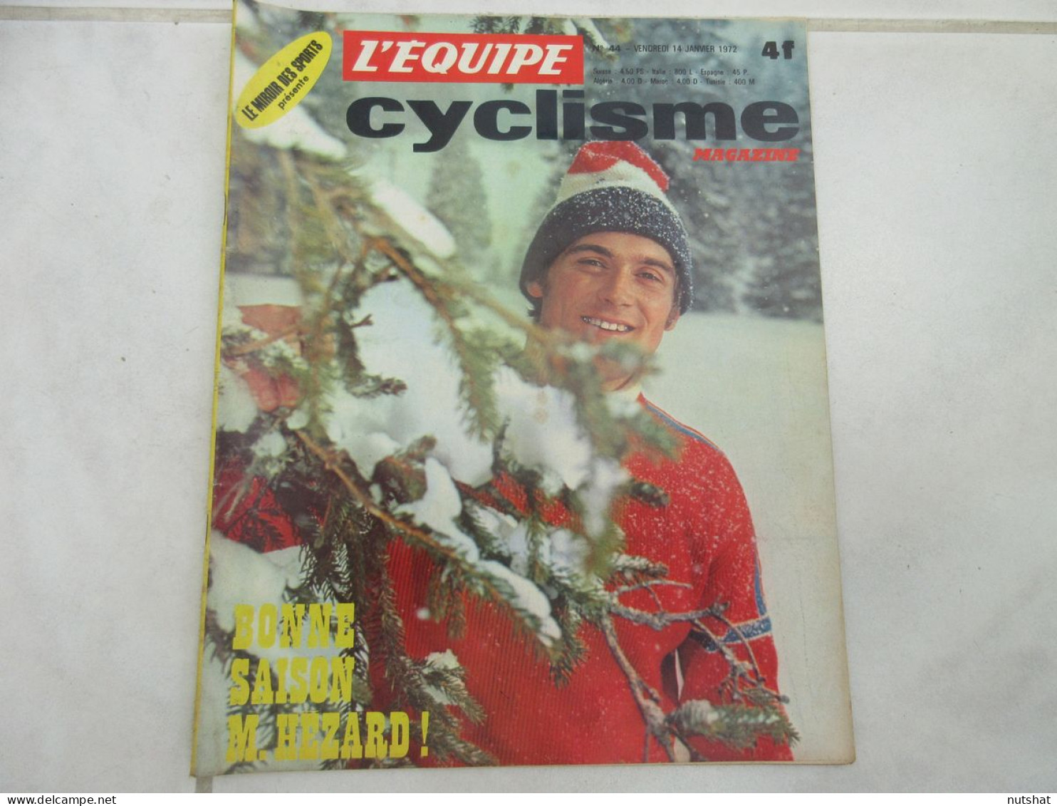 CYCLISME MAG 044 01.1972 HEZARD AIMAR ANQUETIL ALTIG DEMI-FOND PINGEON - Deportes