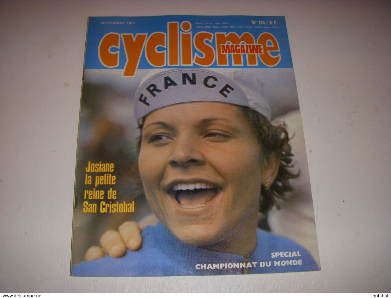 CYCLISME MAG 114 09.1977 CHPT MONDE MOSER Josiane BOST Jean JOURDEN TINAZZI - Sport