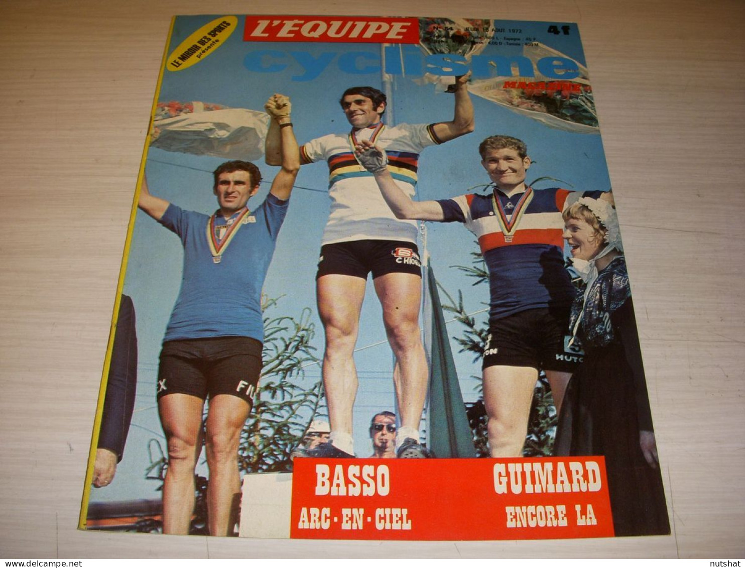 CYCLISME MAG 054 08.1972 CHAMPIONNAT Du MONDE BASSO BITOSSI GUIMARD - Sport