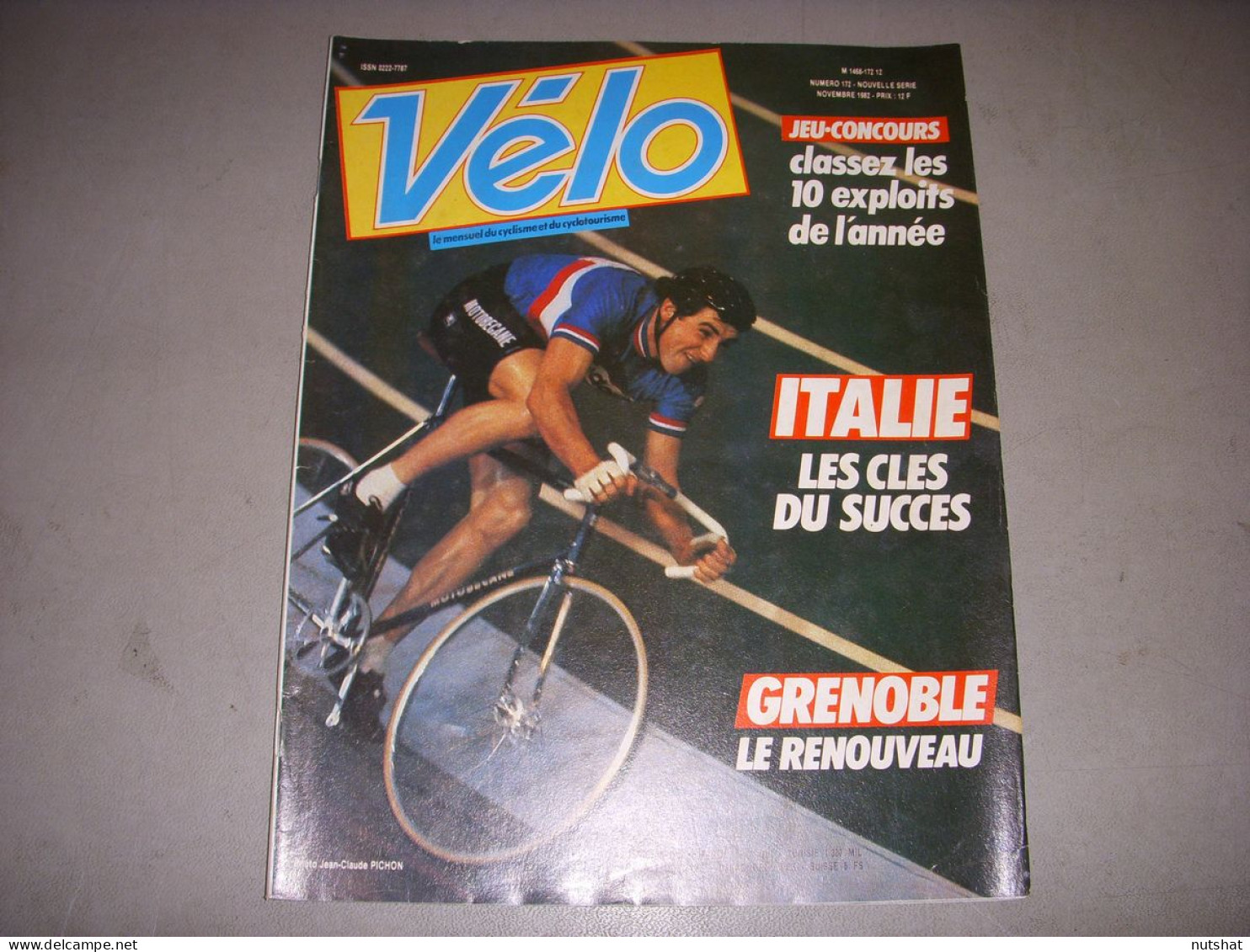 VELO MAG 172 11.1982 CYCLISME ITALIEN MOSER SARONNI CONTINI LETORT PASCAL JULES - Sport