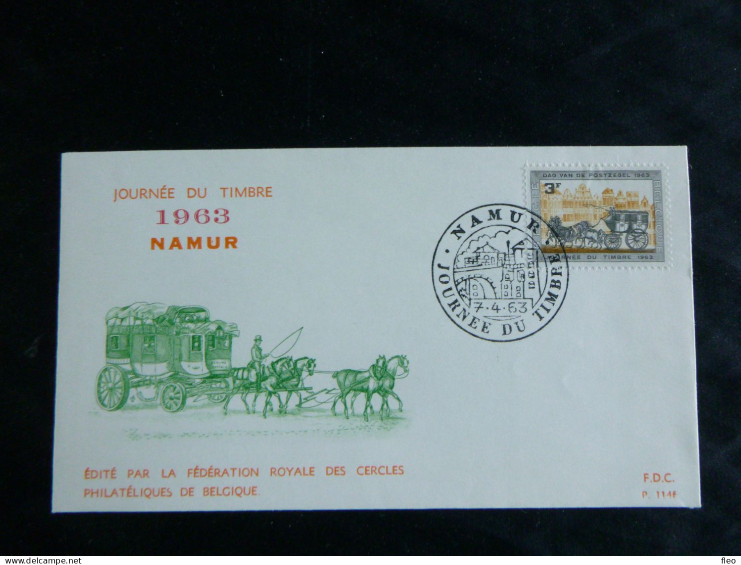 1963 1249 FDC ( Namur ) : " Dag Van De Postzegel / Journée Du Timbre " - 1961-1970