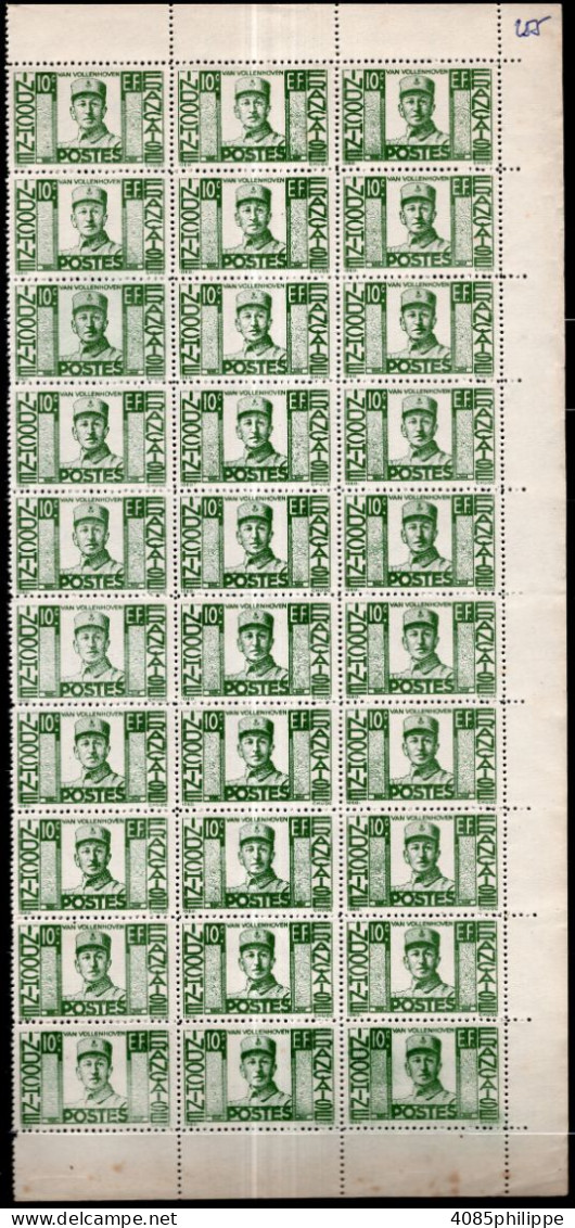 INDOCHINE Timbres-poste N°255** X 30 Neufs Sans Charnières Emis Sans Gomme Cote : 30€00 - Unused Stamps