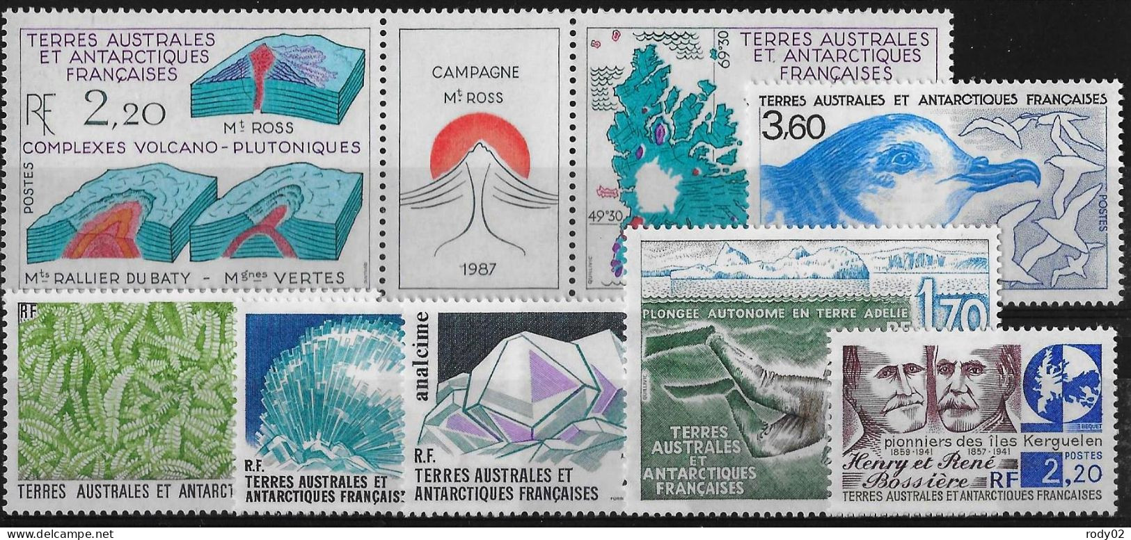 TAAF - LOT ANNEES 1985 A 1989 - 2 SCANS - NEUF** MNH - Collections, Lots & Series