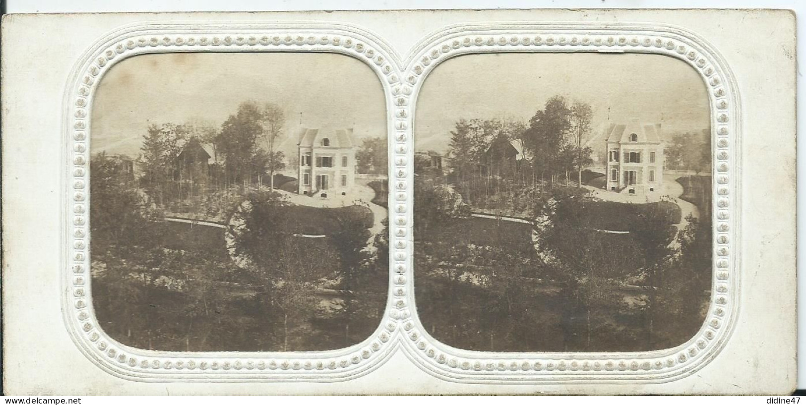 PHOTOS STÉRÉOSCOPIQUES Transparentes - Pavillon D'Henry 4 Dans La Forêt De Saint Germain - Stereoscopic