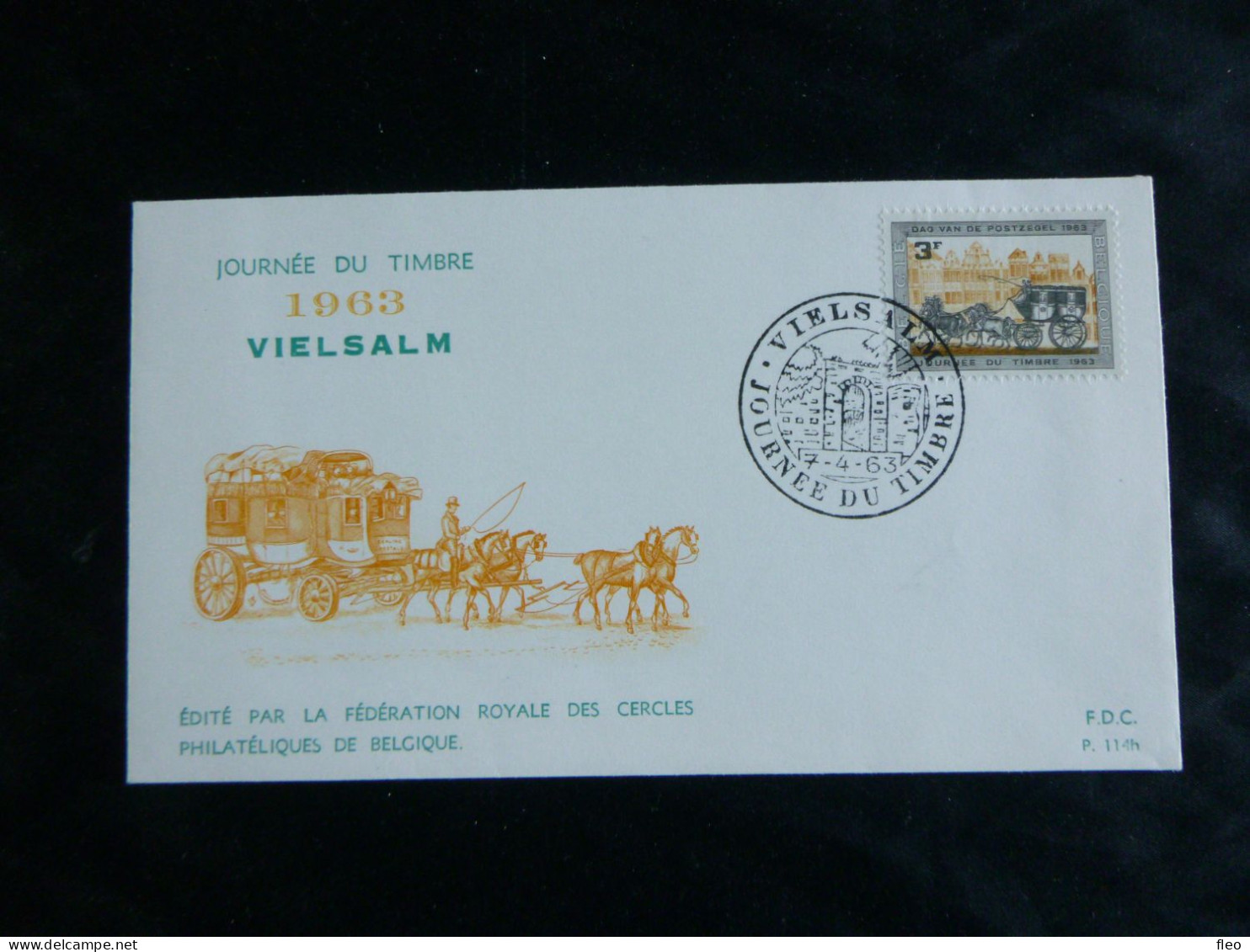 1963 1249 FDC ( Vielsalm ) : " Dag Van De Postzegel / Journée Du Timbre " - 1961-1970