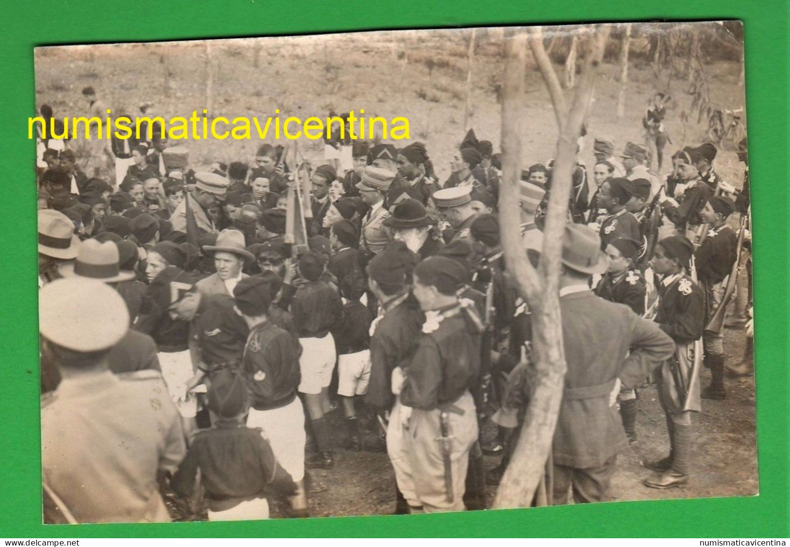 Eritrea Asmara 1928 BALILLA Avanguardisti Militari Colonie Zona Laghi Di Acria - Guerra, Militari