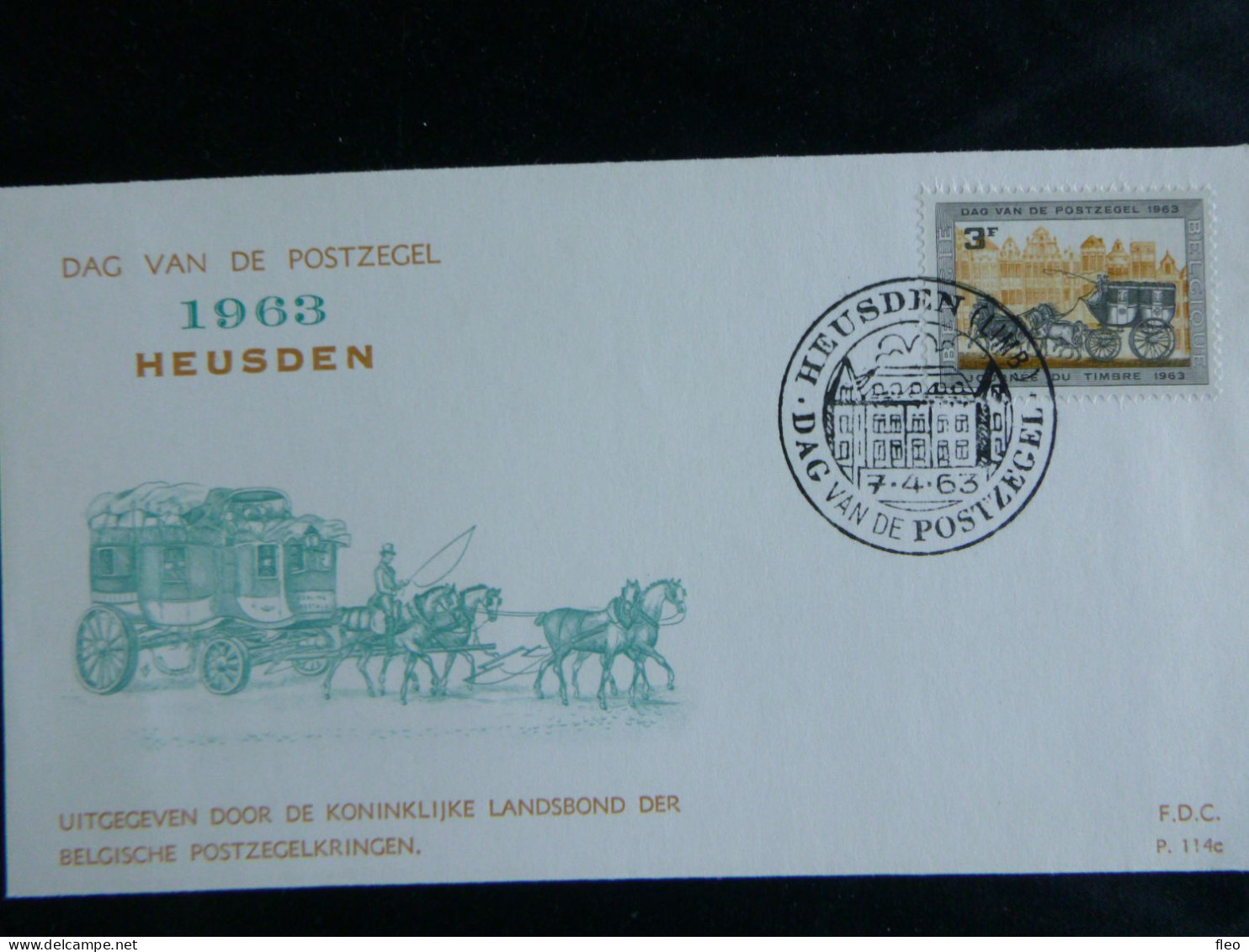 1963 1249 FDC ( Heusden ) : " Dag Van De Postzegel / Journée Du Timbre " - 1961-1970