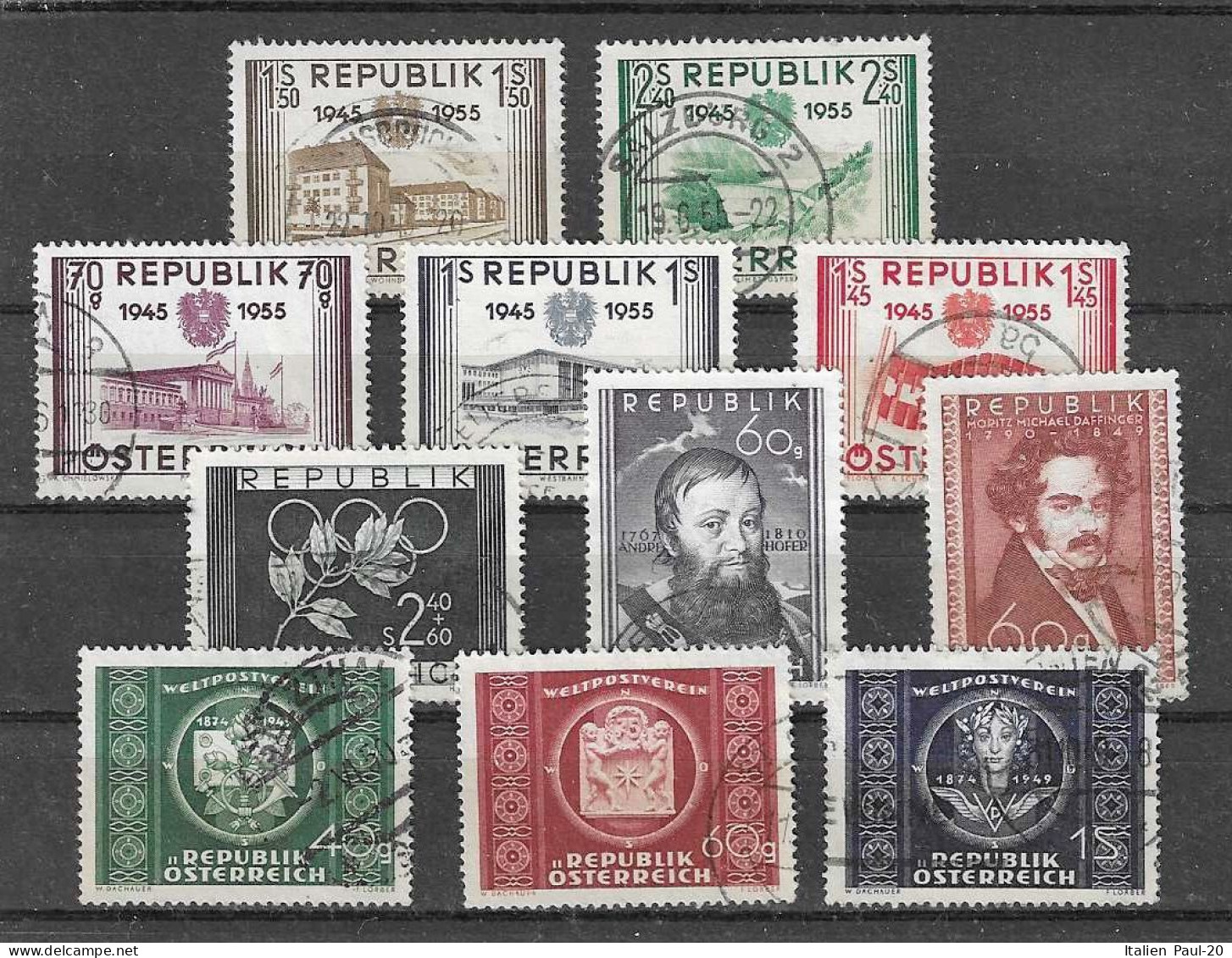 Österreich - Selt./gest. Bessere Serien Aus 1949/55! - Used Stamps