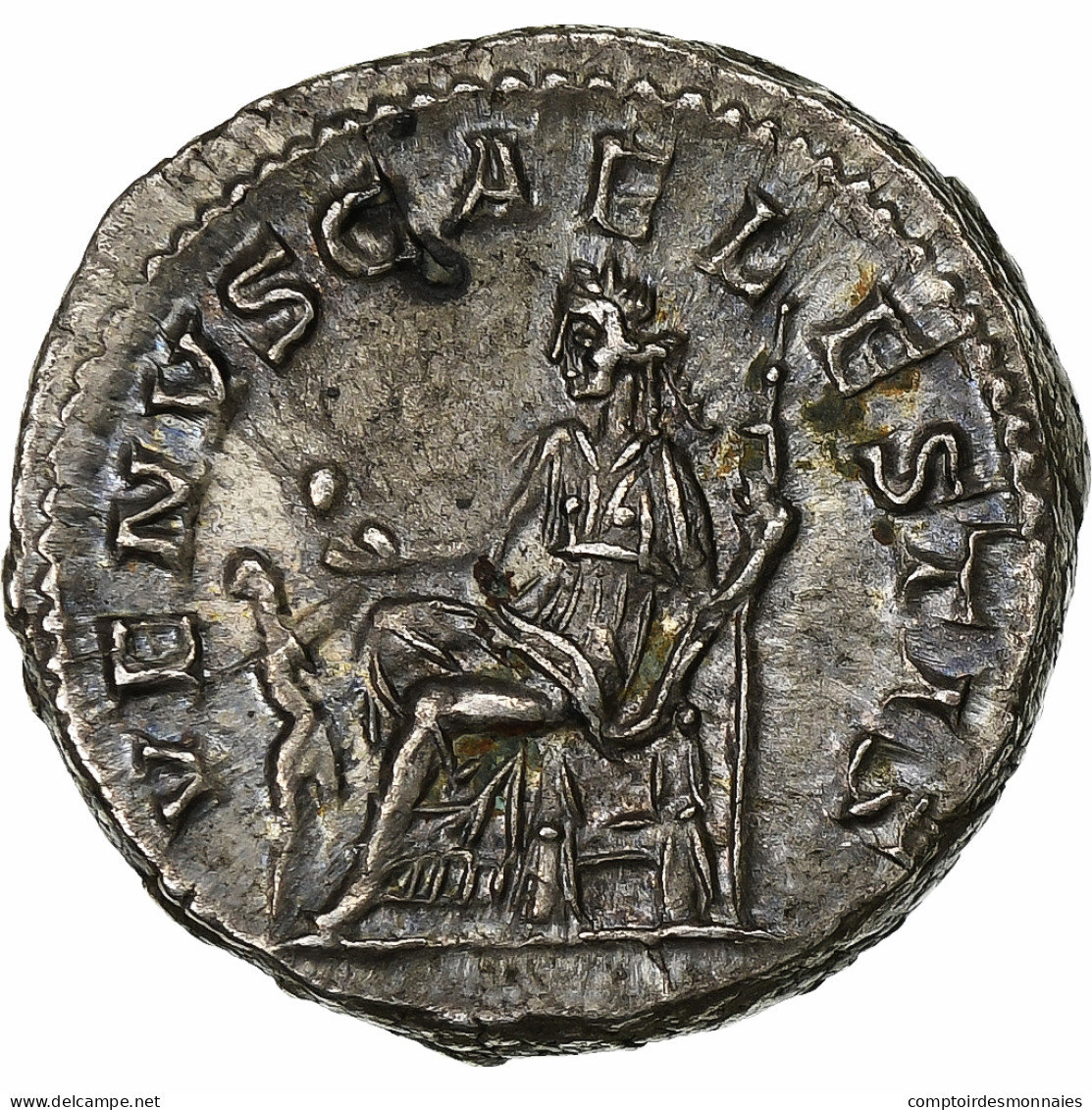 Julia Soaemias, Denier, 218-222, Rome, Argent, SUP+, RIC:243 - Die Severische Dynastie (193 / 235)