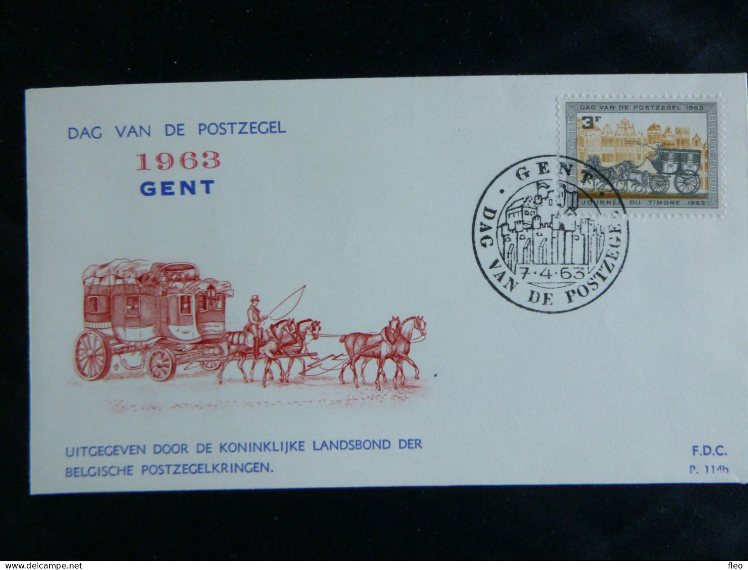 1963 1249 FDC ( Gent ) : " Dag Van De Postzegel / Journée Du Timbre " - 1961-1970