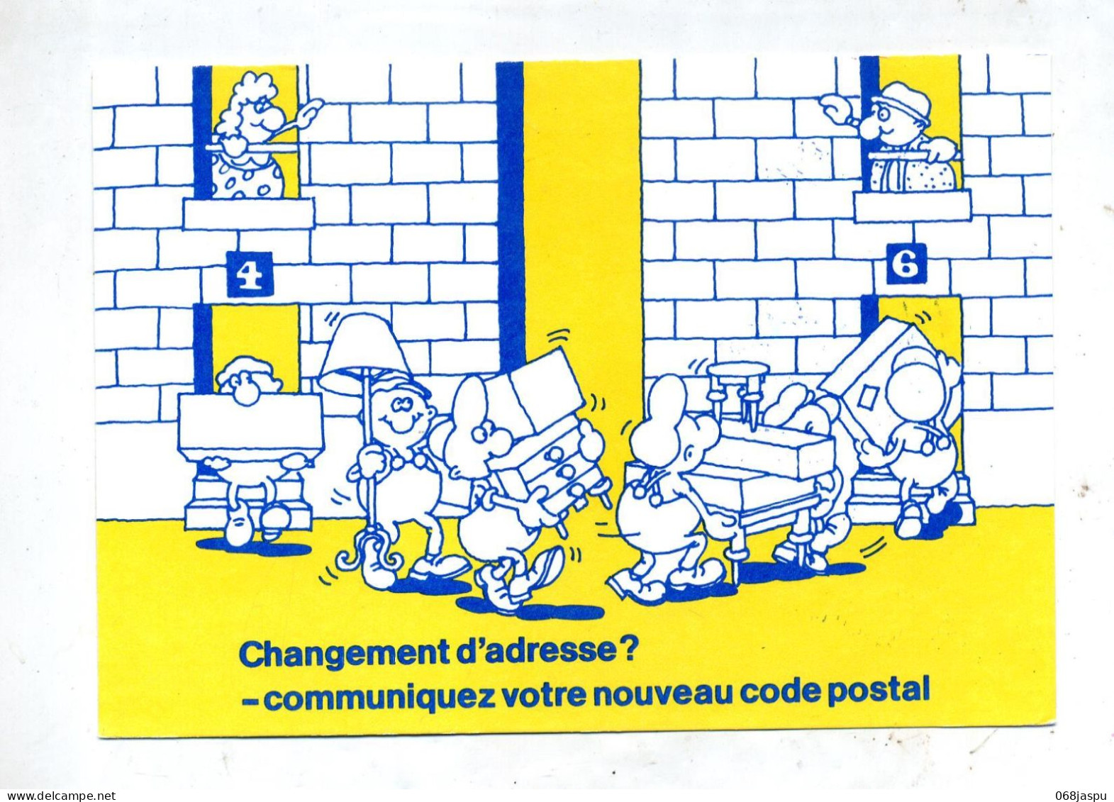 Carte Changement Adresse Flamme Illzach Centre Culturel - Documents De La Poste