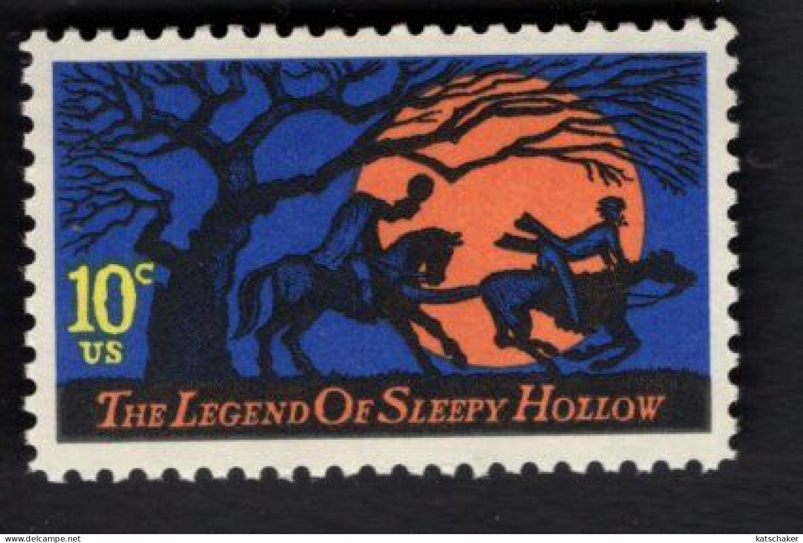 199963160 1974 SCOTT 1548 (XX) POSTFRIS MINT NEVER HINGED - AMERICAN FOLKLORE - THE LEGEND OF SLEEPY HOLLOW - Nuevos