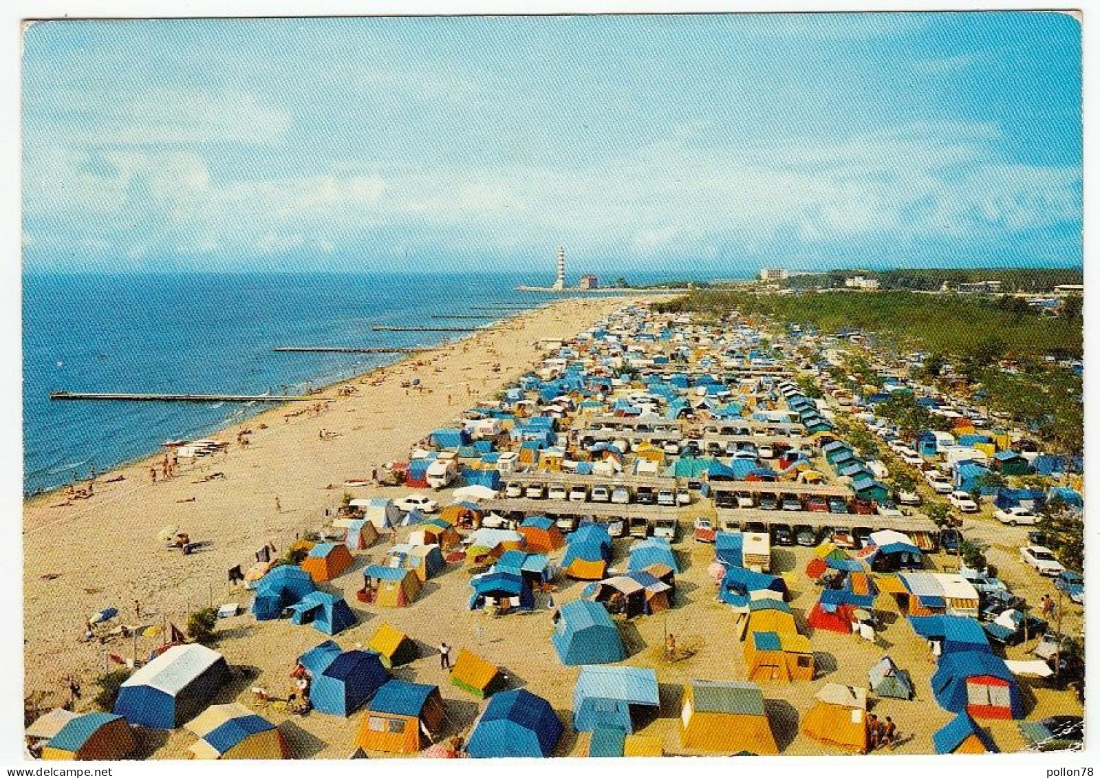 JESOLO LIDO - CAMPING E FARO - VENEZIA - ANNI '70 - Venezia (Venice)