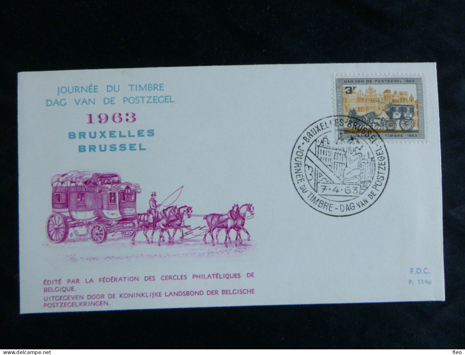 1963 1249 FDC ( Brux/Brus ) : " Dag Van De Postzegel / Journée Du Timbre " - 1961-1970