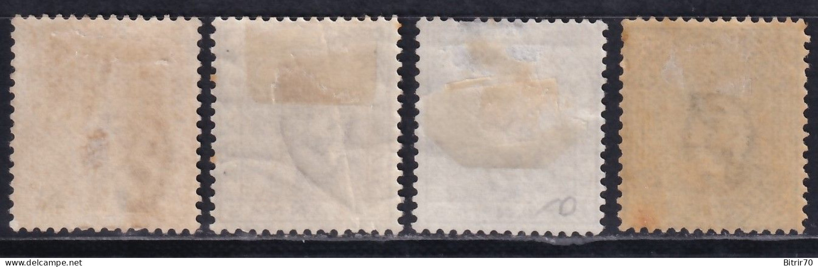 India. 1874-79 Y&T. 29, 30, 30a, 32, MH. - 1882-1901 Keizerrijk