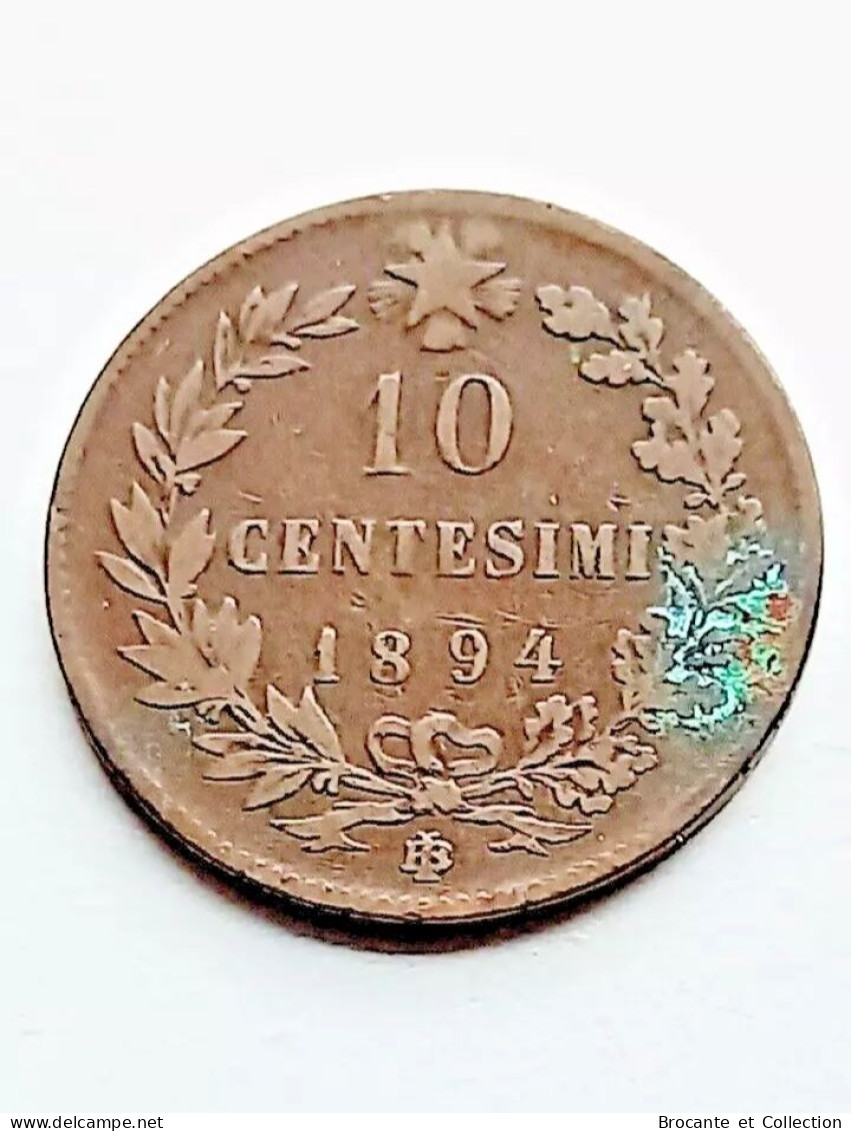 Lot 25 Monnaies 10 Centesimi ITALIE - 1861-1878 : Victor Emmanuel II.