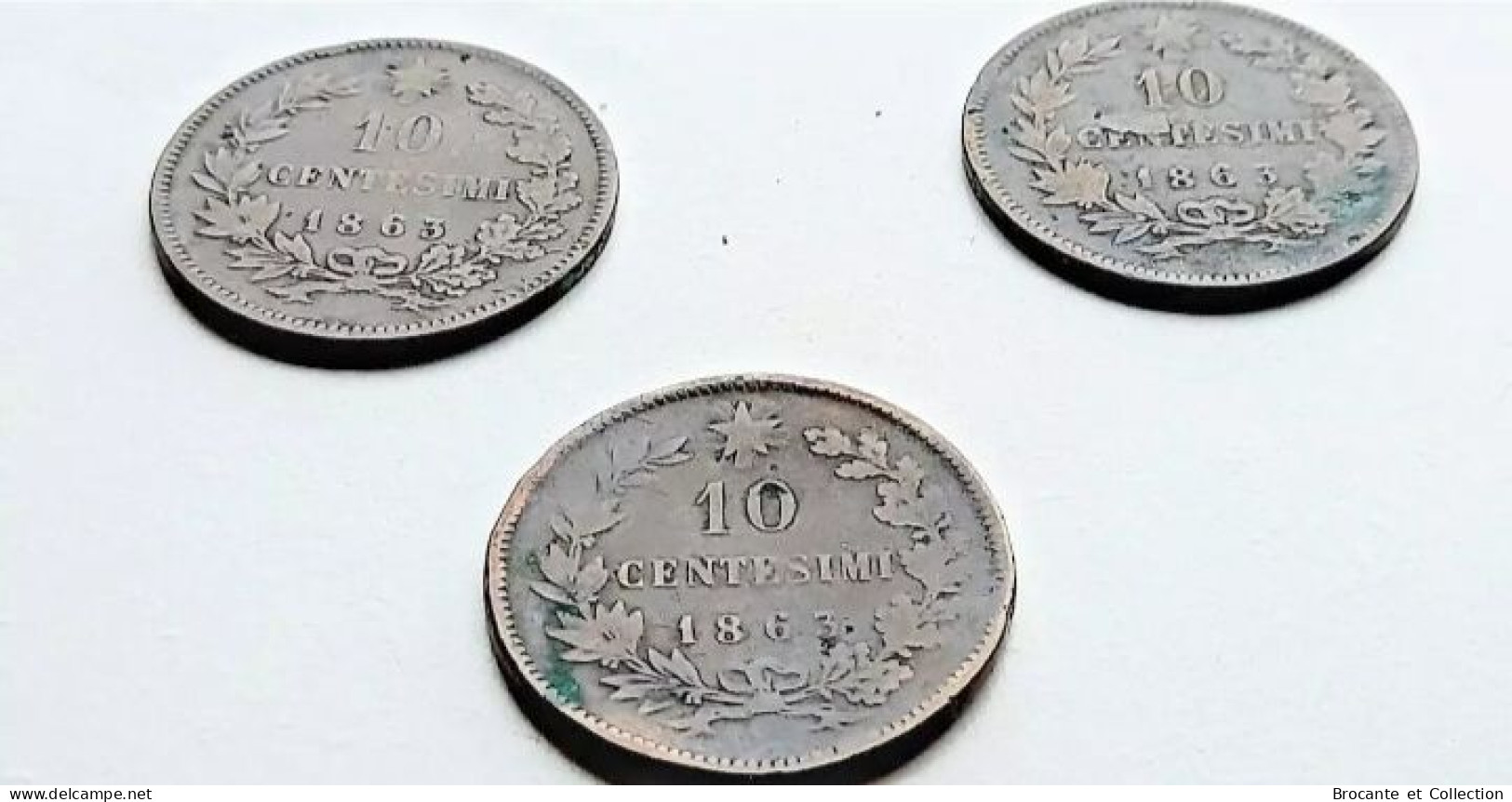 Lot 25 Monnaies 10 Centesimi ITALIE