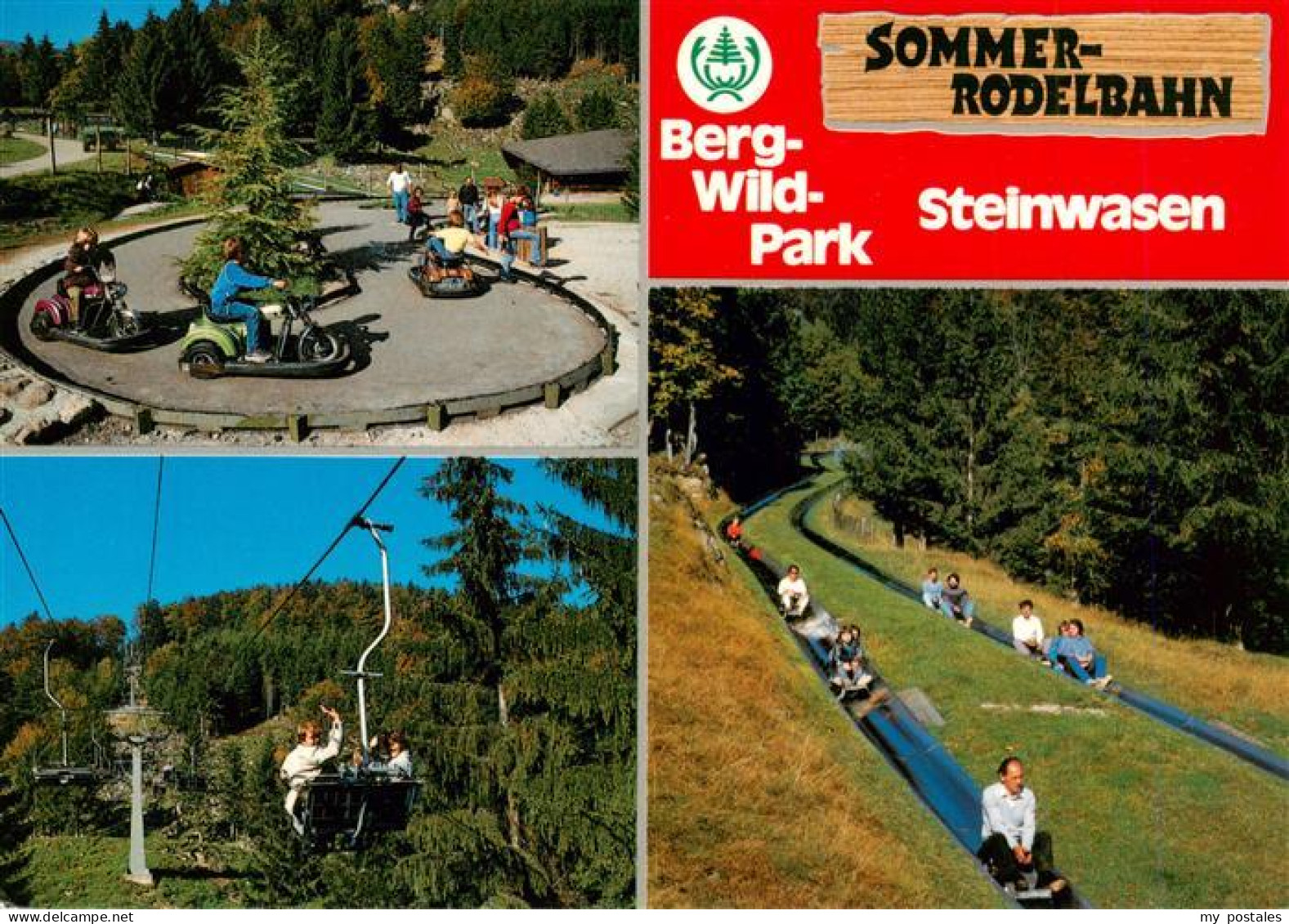 73927872 Todtnau Berg Wild Park Steinwasen Sommerrodelbahn Sessellift - Todtnau