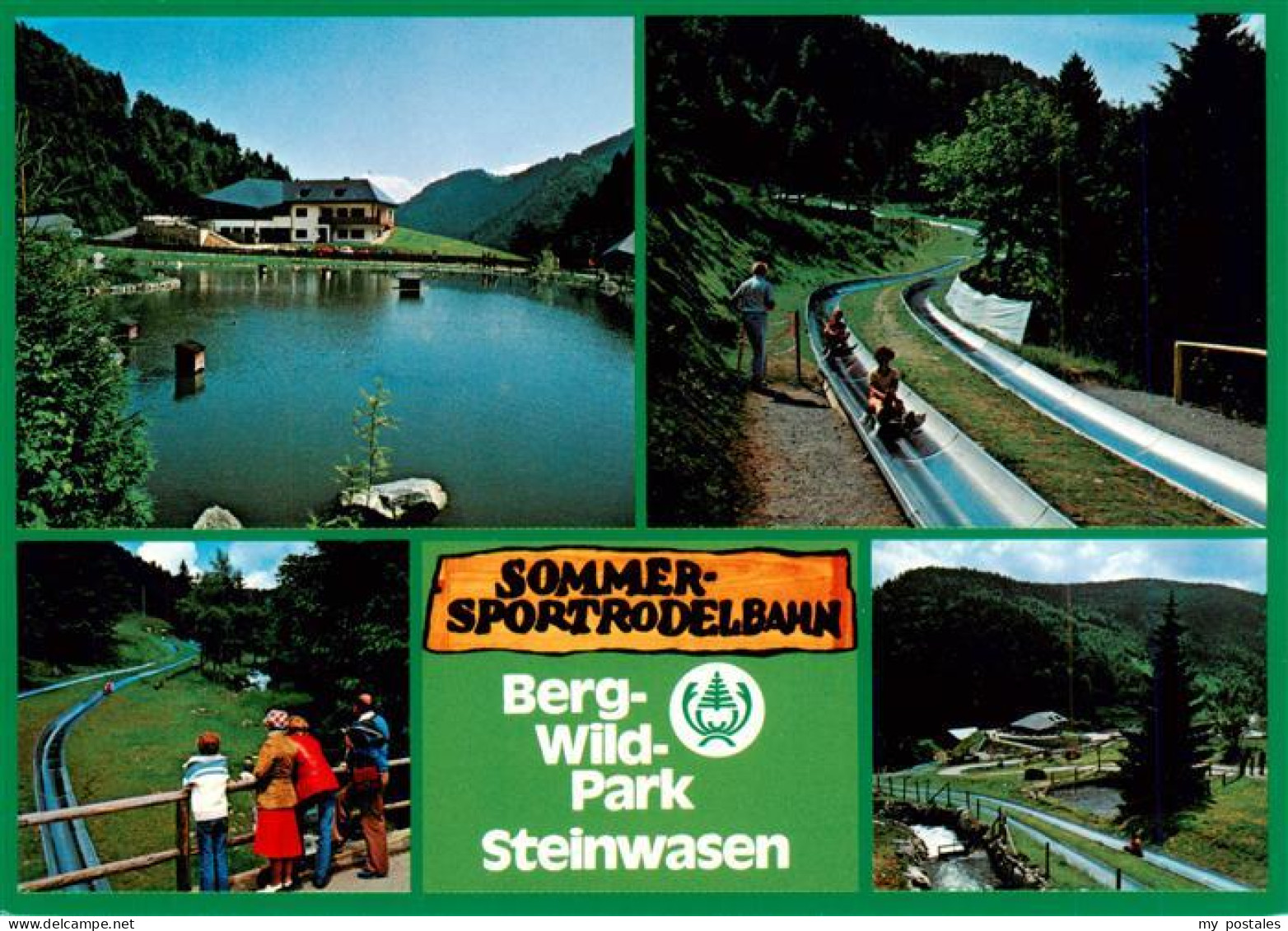 73927871 Todtnau Berg Wildpark Steinwasen Seepartie Sommerrodelbahn - Todtnau