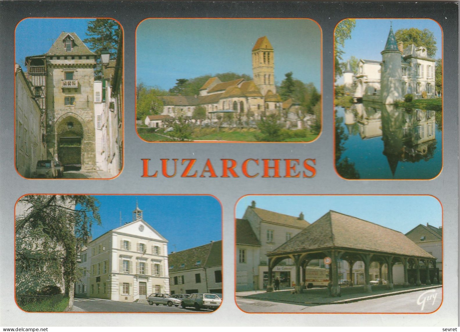 CPM . LUZARCHES .-  Multivues - Luzarches