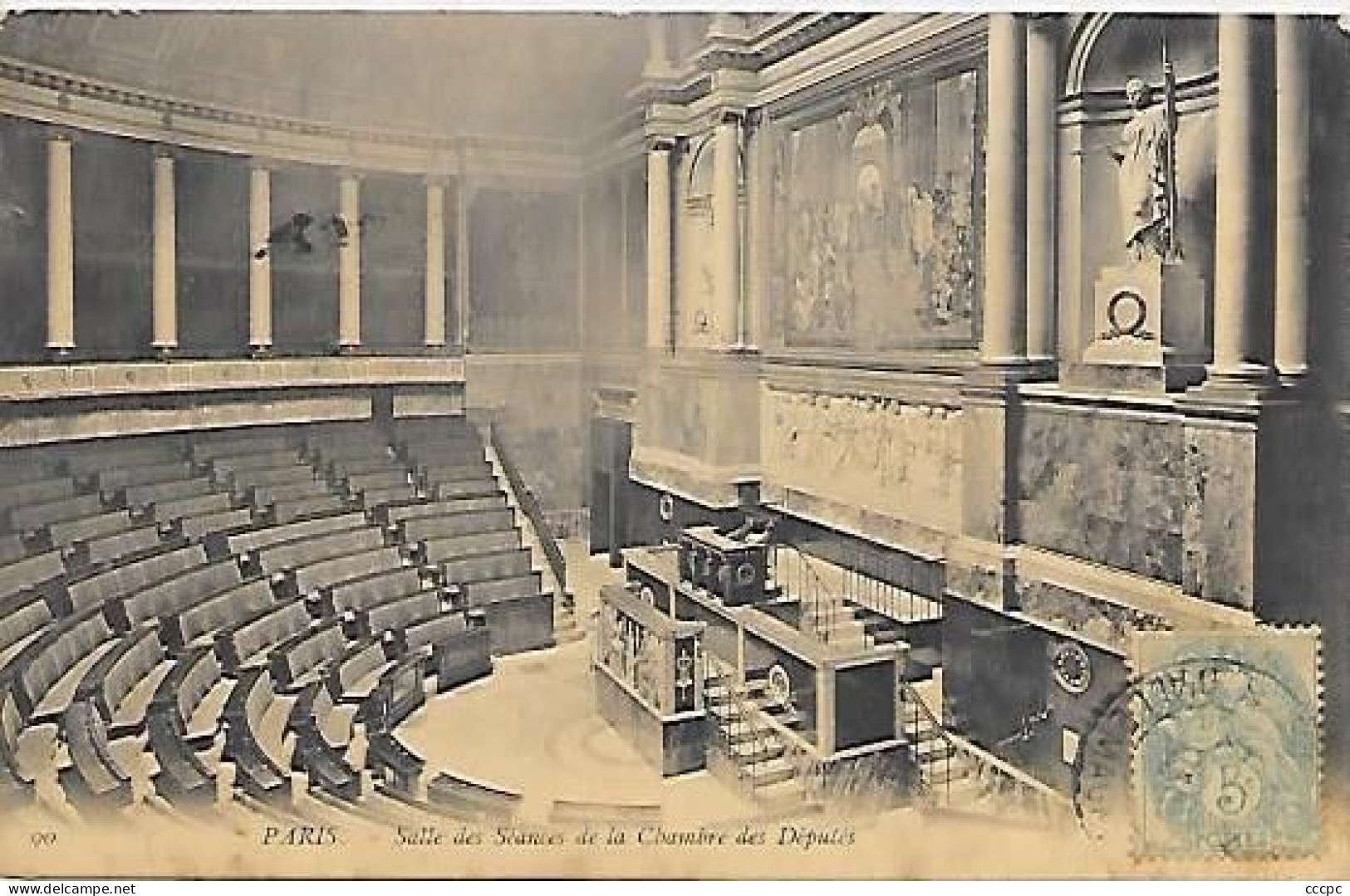 CPA Paris Salle Des Séances De La Chambre Des Députés - Arrondissement: 07