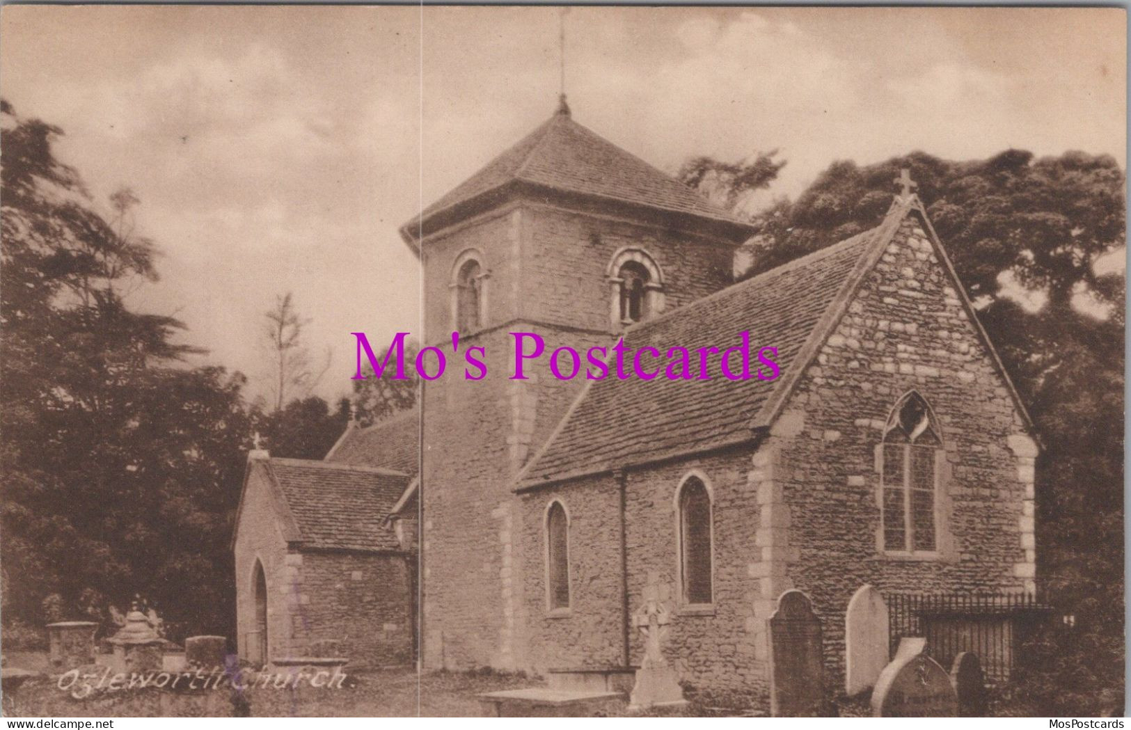 Gloucestershire Postcard - Ozleworth Church   DZ168 - Autres & Non Classés