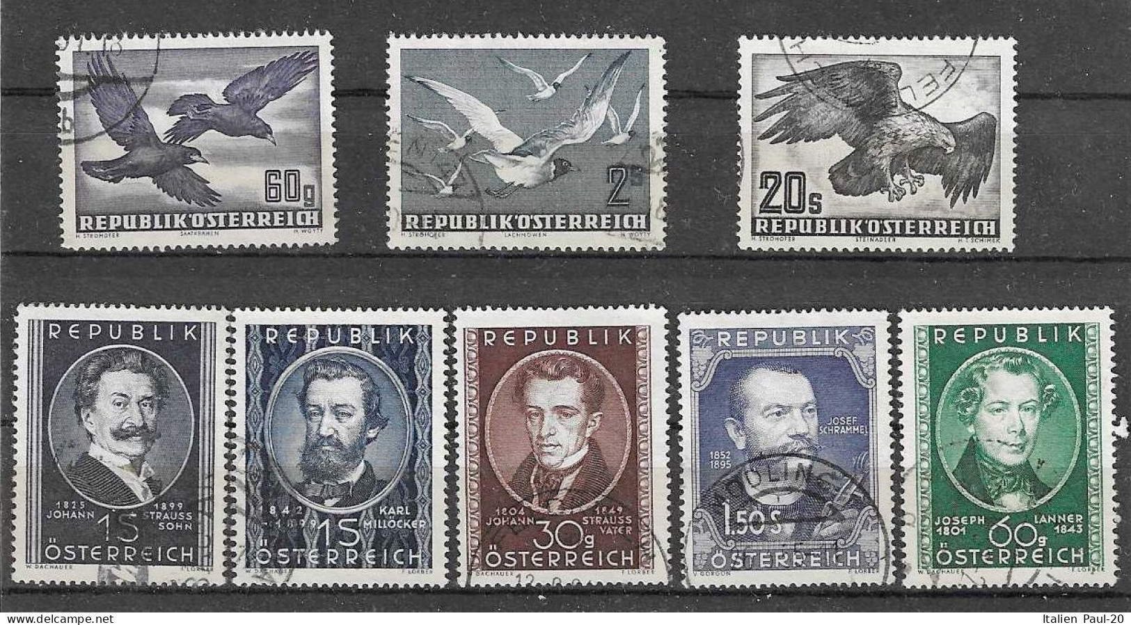 Österreich - Selt./gest. Bessere Serien Aus 1949/52! - Used Stamps