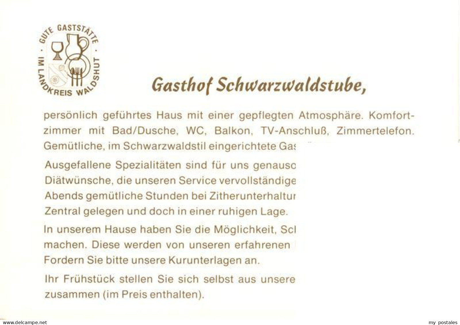 73927848 Todtmoos Gasthof Schwarzwaldstube Gastraeume - Todtmoos