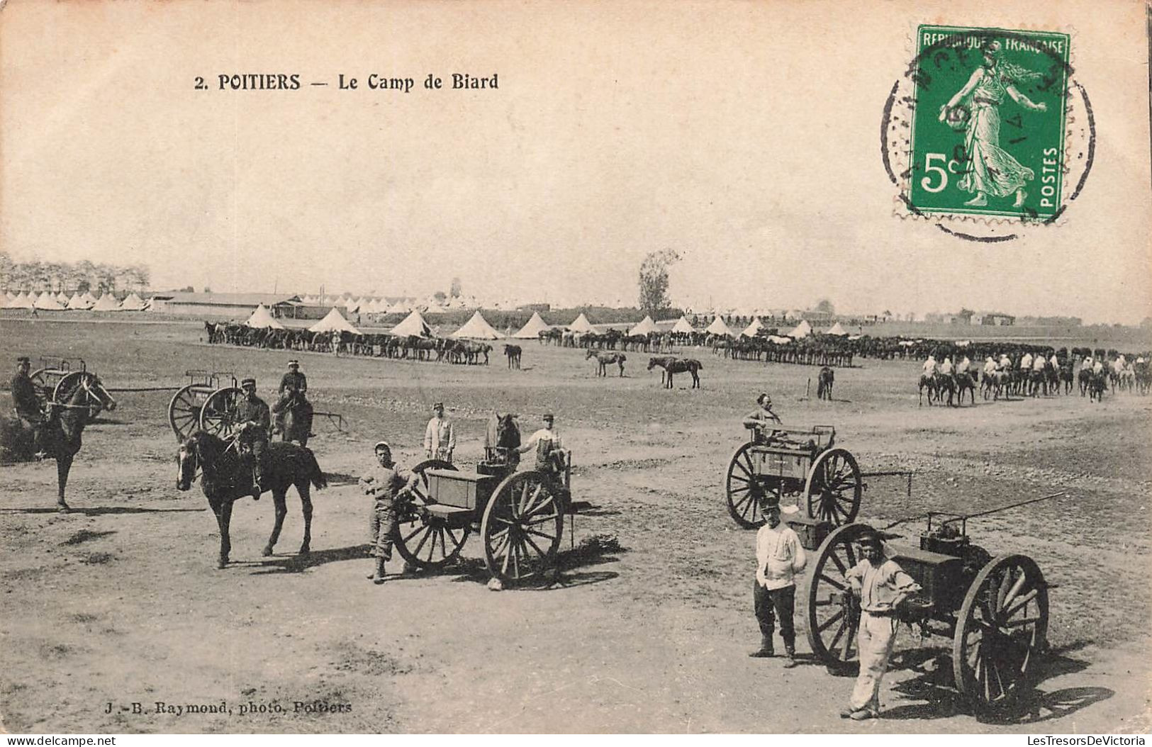 FRANCE - Poitiers - Vue Sur Le Camp De Biard - Vue Générale - Animé - Militaire - Carte Postale Ancienne - Poitiers