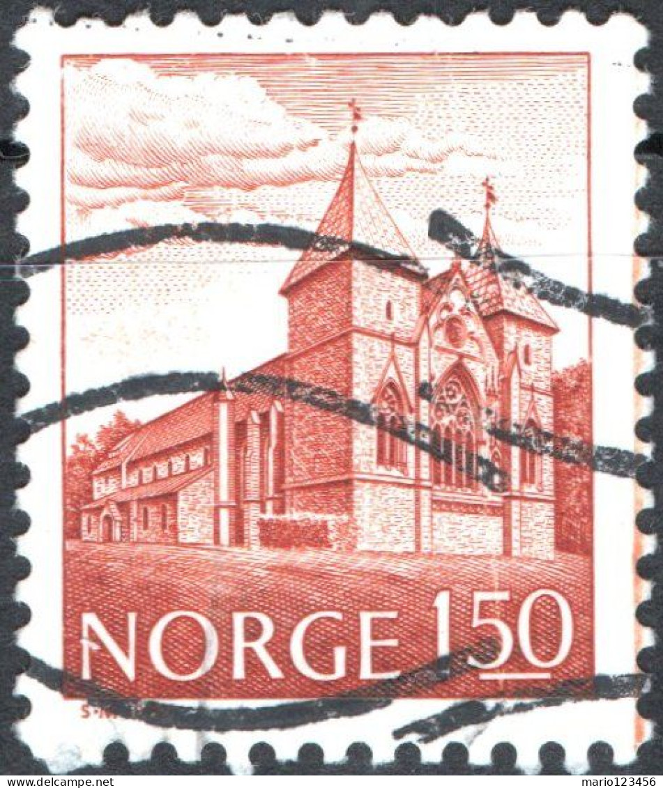 NORVEGIA, NORWAY, PAESAGGI, LANDSCAPE, 1981, USATI Scott:NO 772, Yt:NO 787 - Gebraucht