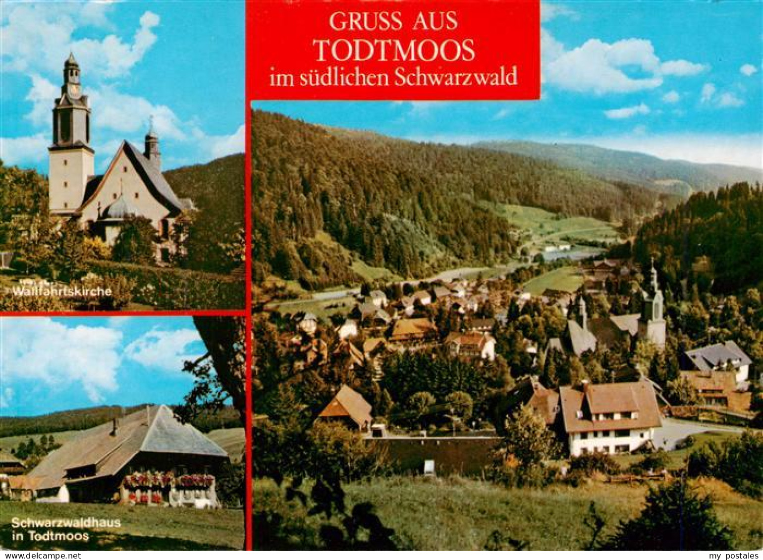 73927818 Todtmoos Wallfahrtskirche Schwarzwaldhaus Panorama - Todtmoos