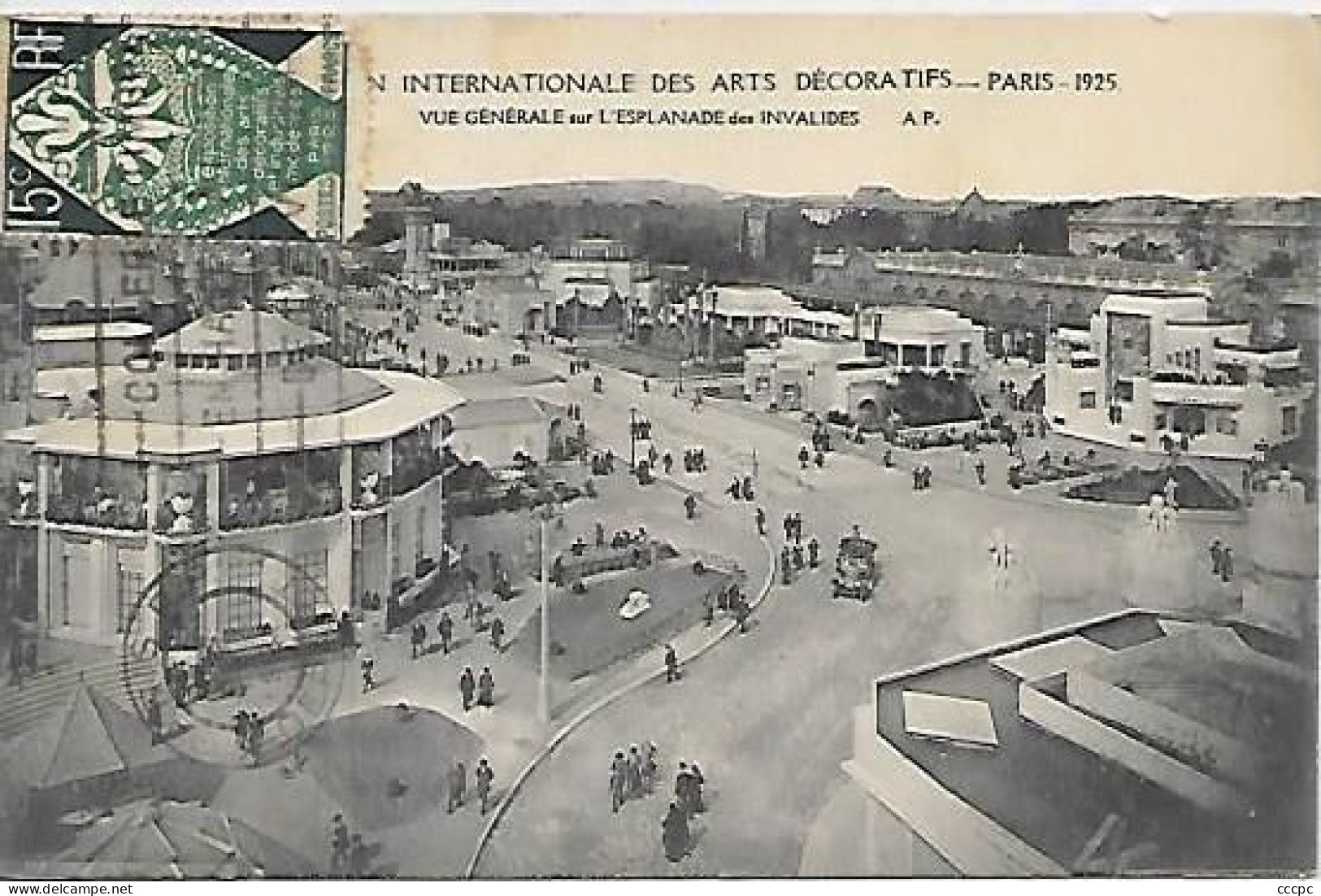 CPA Paris Exposition Internationale Des Arts Décoratifs 1925 - Vue Générale Sur L'Esplanade Des Invalides - Paris (07)