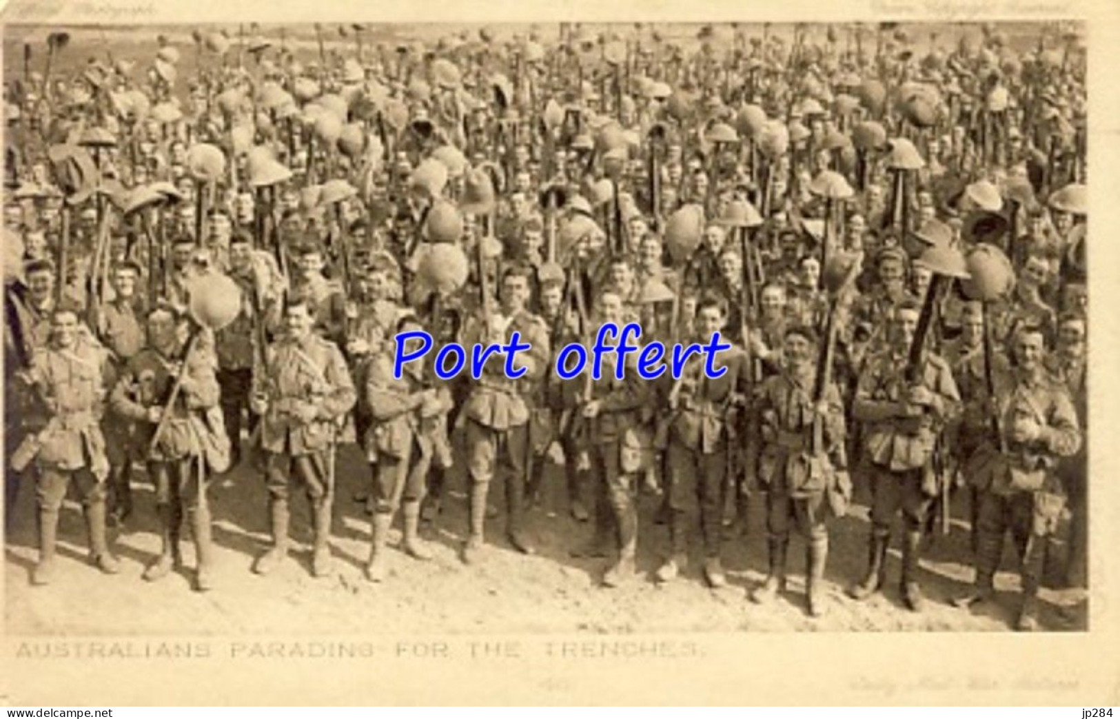 TH - Australians Parading For The Trenches - Sonstige & Ohne Zuordnung