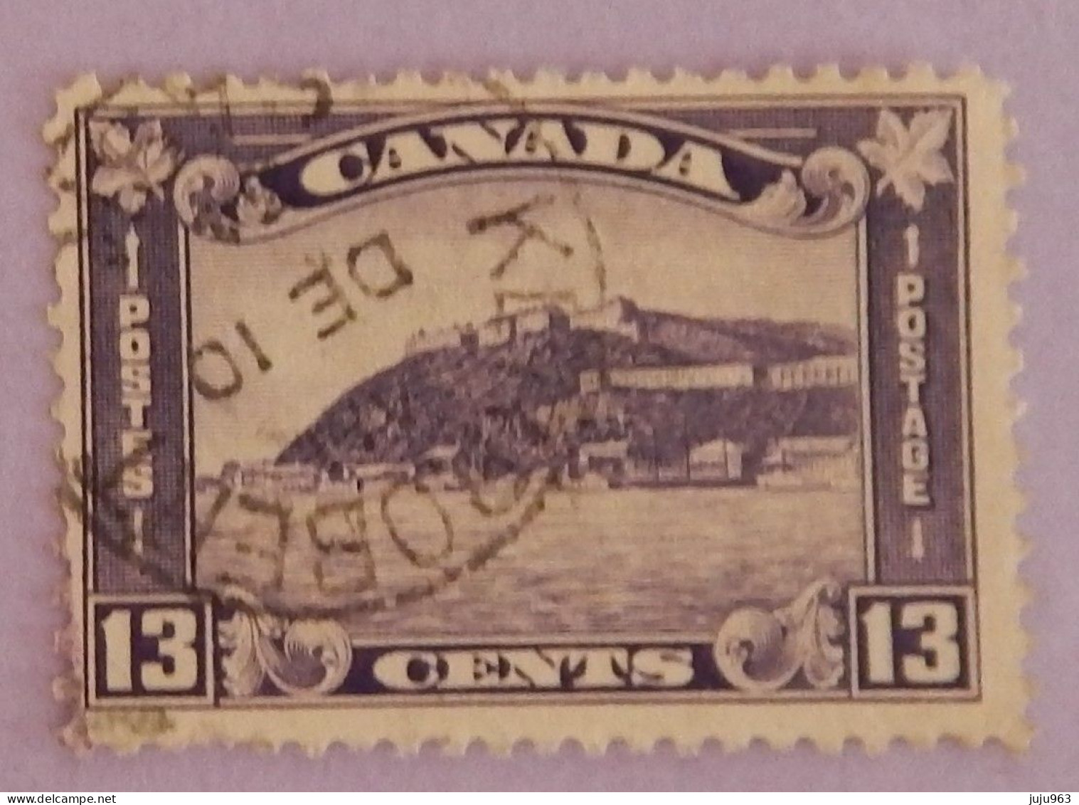 CANADA YT 167 OBLITÉRÉ "ANCIENNE CITADELLE DE QUEBEC" ANNÉES 1932/1933 - Oblitérés