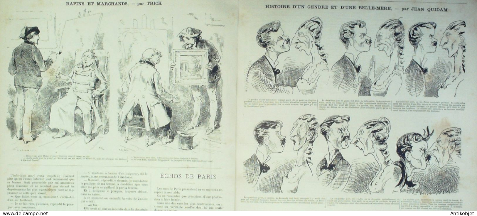La Caricature 1880 N°  36 Voyage Au Pays De La Bière Robida Quidam Morland - Magazines - Before 1900