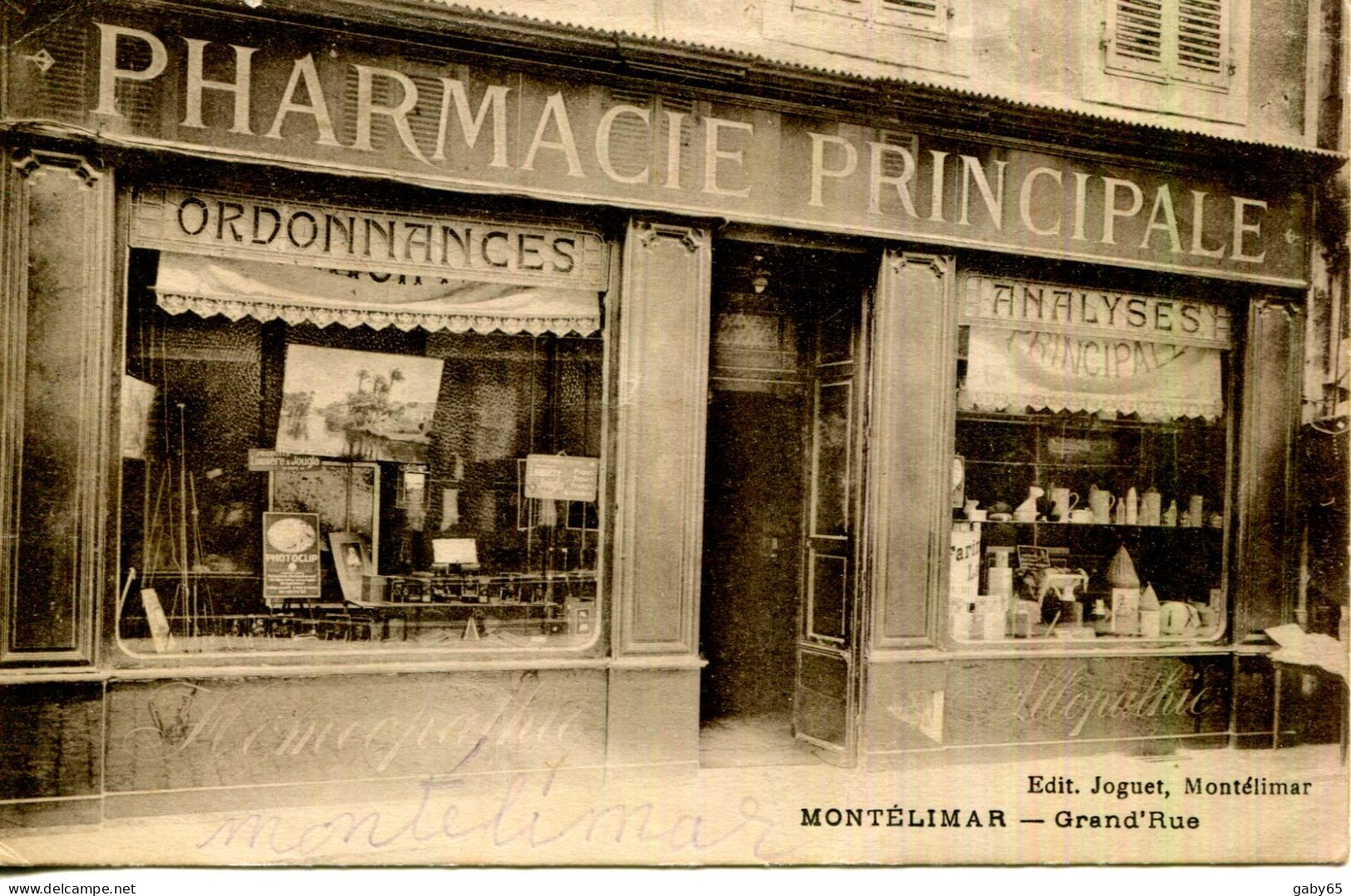 CPA.26.DRÔME.MONTÉLIMAR.PHARMACIE PRICIPALE GRAND'RUE ( PIERRE JULIEN ) - Montelimar