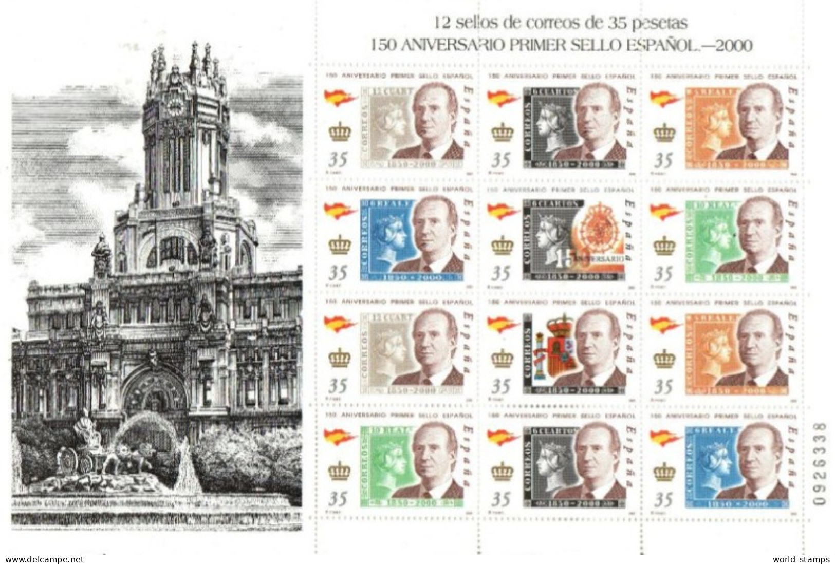 ESPAGNE 2000 ** - Blocks & Sheetlets & Panes