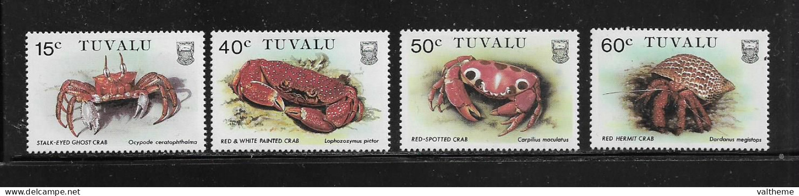 TUVALU  ( DIV - 389 )   1986  N° YVERT ET TELLIER  N°  355/358     N** - Tuvalu (fr. Elliceinseln)