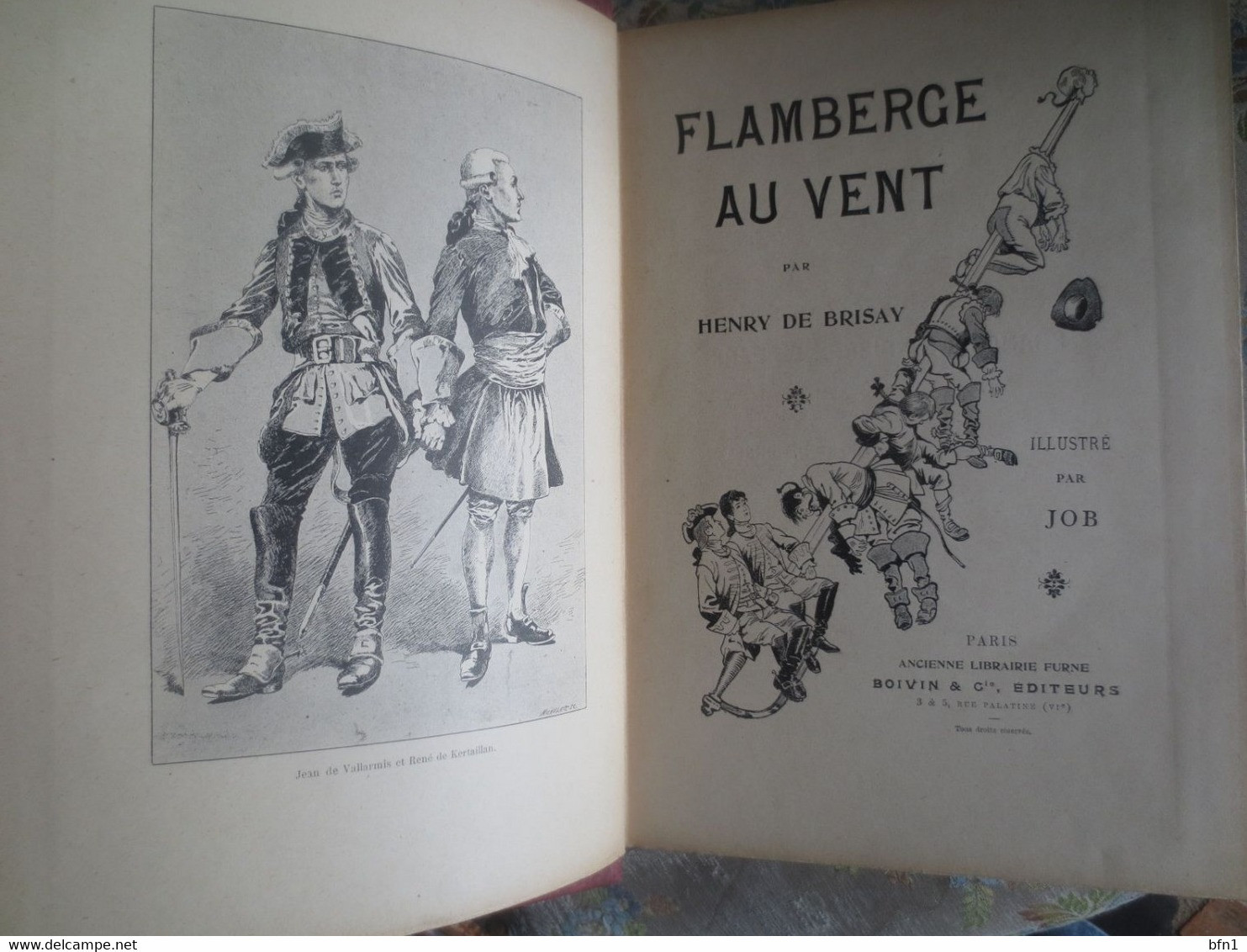 FLAMBERGE AU VENT Henry De Brisay Illustré Par Job - 1901-1940