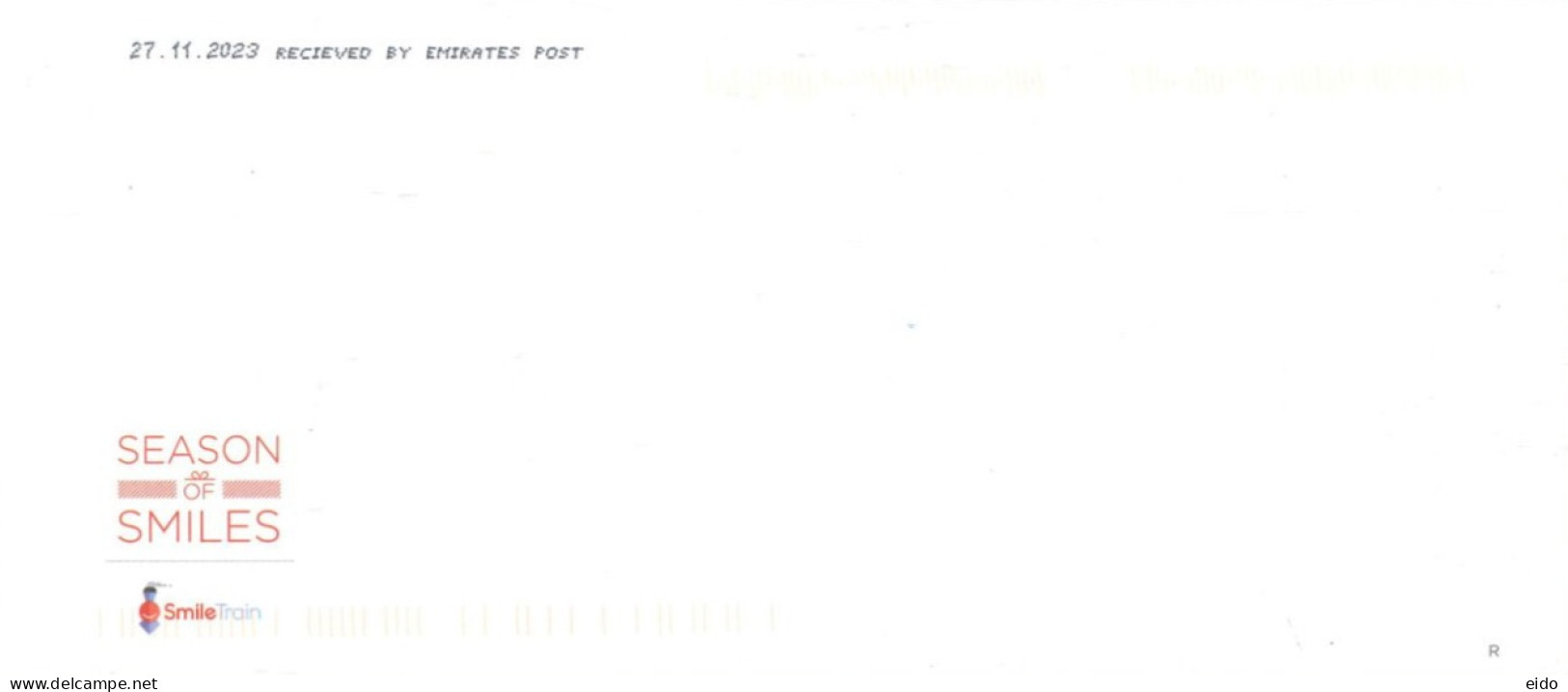 UNITED STATES - 2023 - POSTAL FRANKING MACHINE COVER TO DUBAI. - Storia Postale