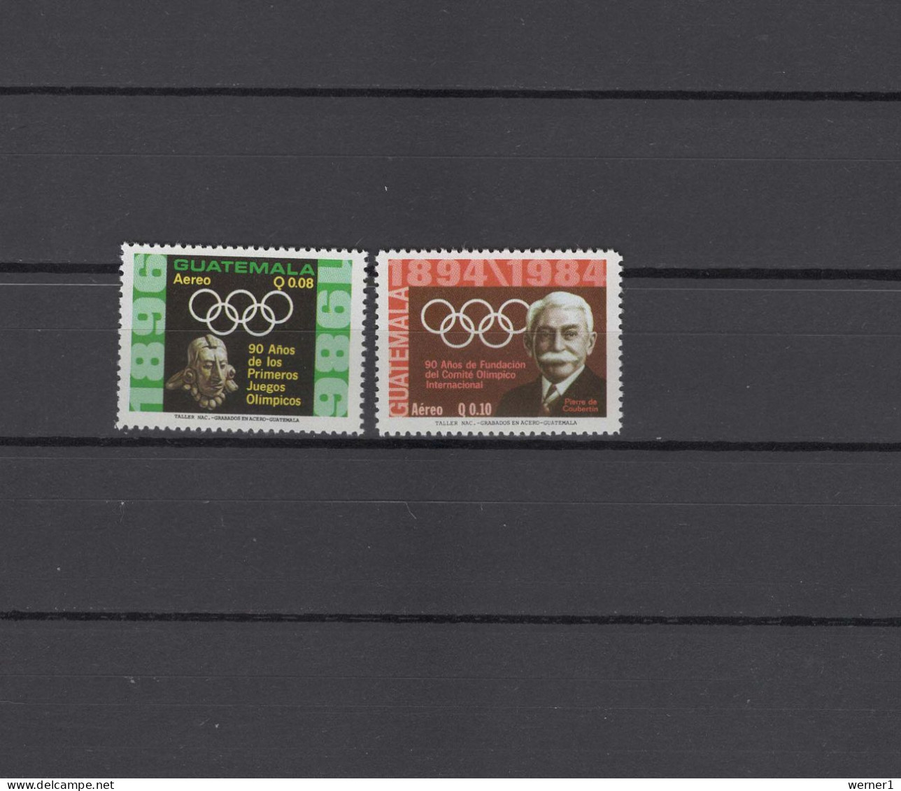 Guatemala 1986 Olympic Games Set Of 2 MNH - Zomer 1984: Los Angeles