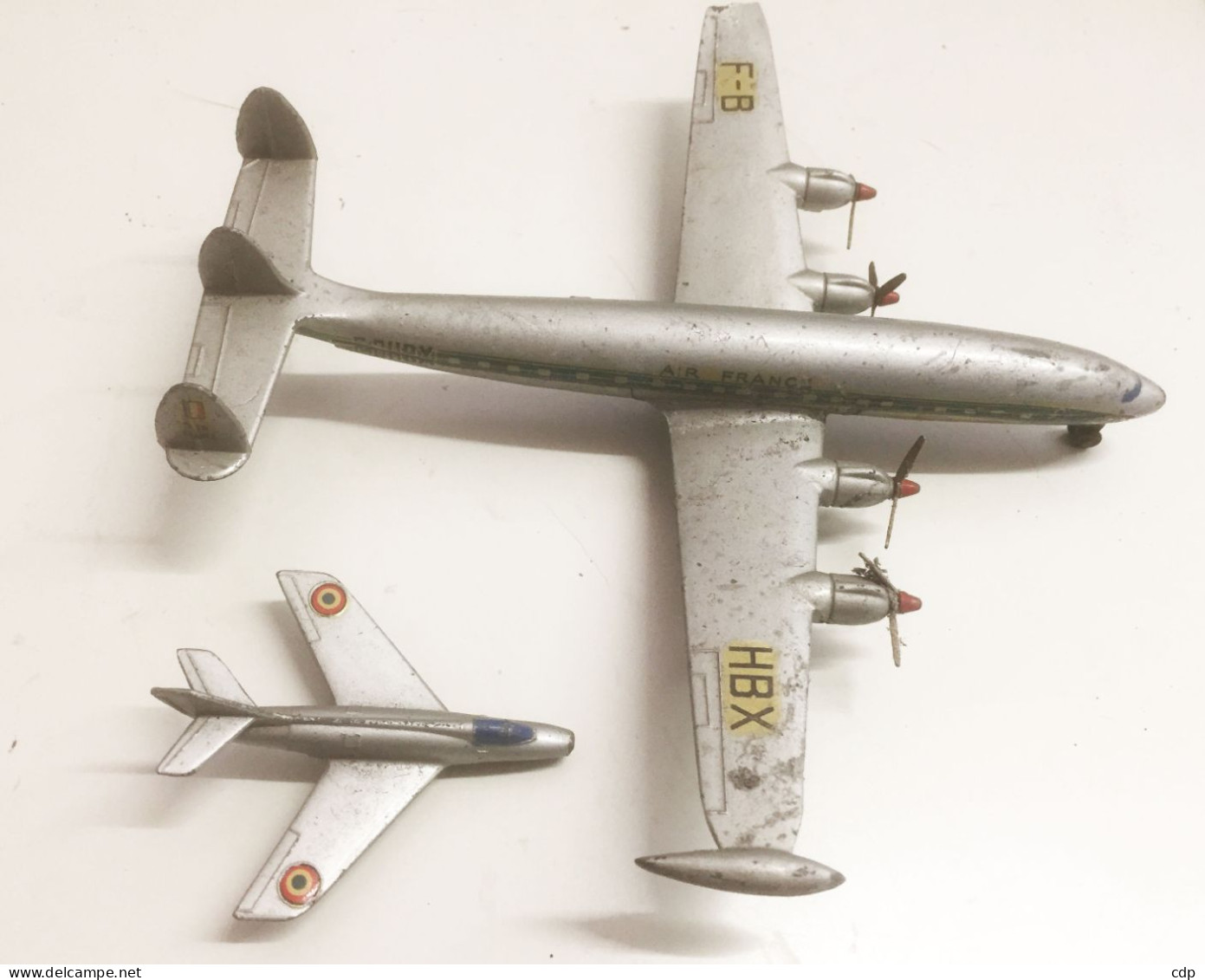 Lot 2 Avions Dinky Toys - Altri & Non Classificati