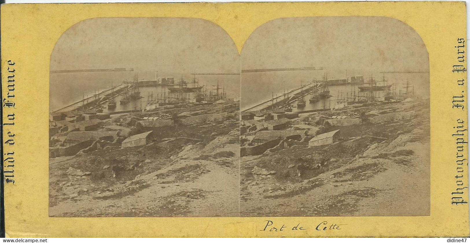 PHOTOS STÉRÉOSCOPIQUES - Port De CETTE - Stereoscopic