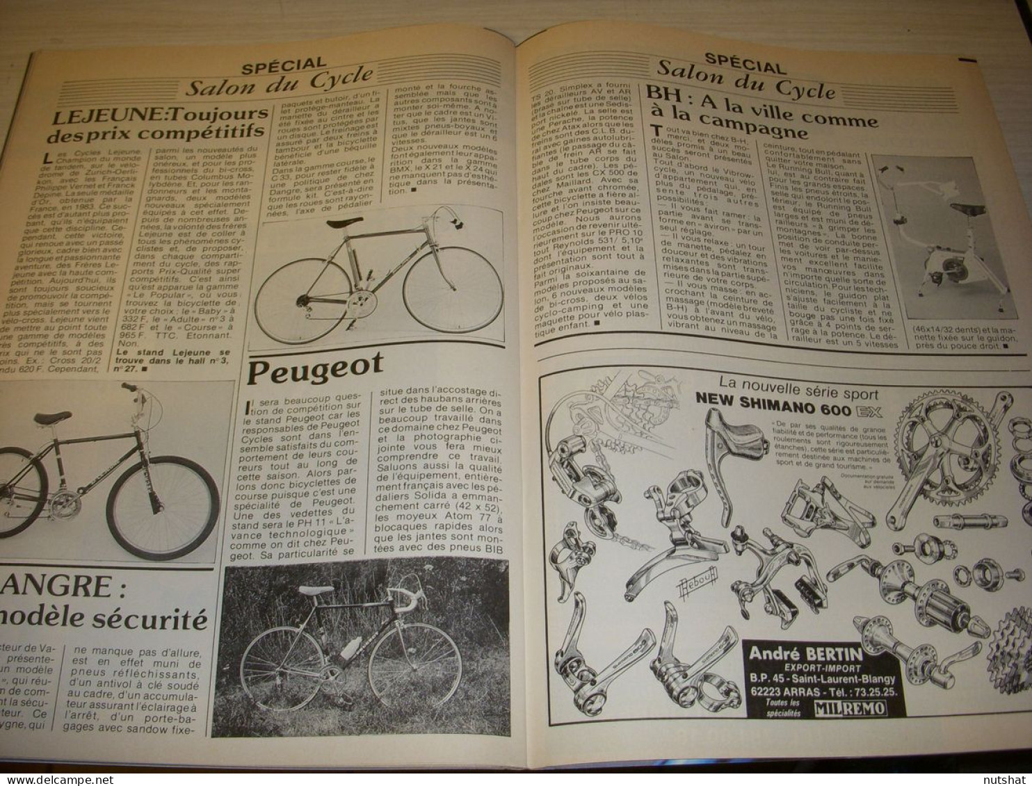 CYCLISME SPRINT INTERNATIONAL 35 11.1983 QUEL MAILLOT Pr HINAULT SALON Du CYCLE - Deportes