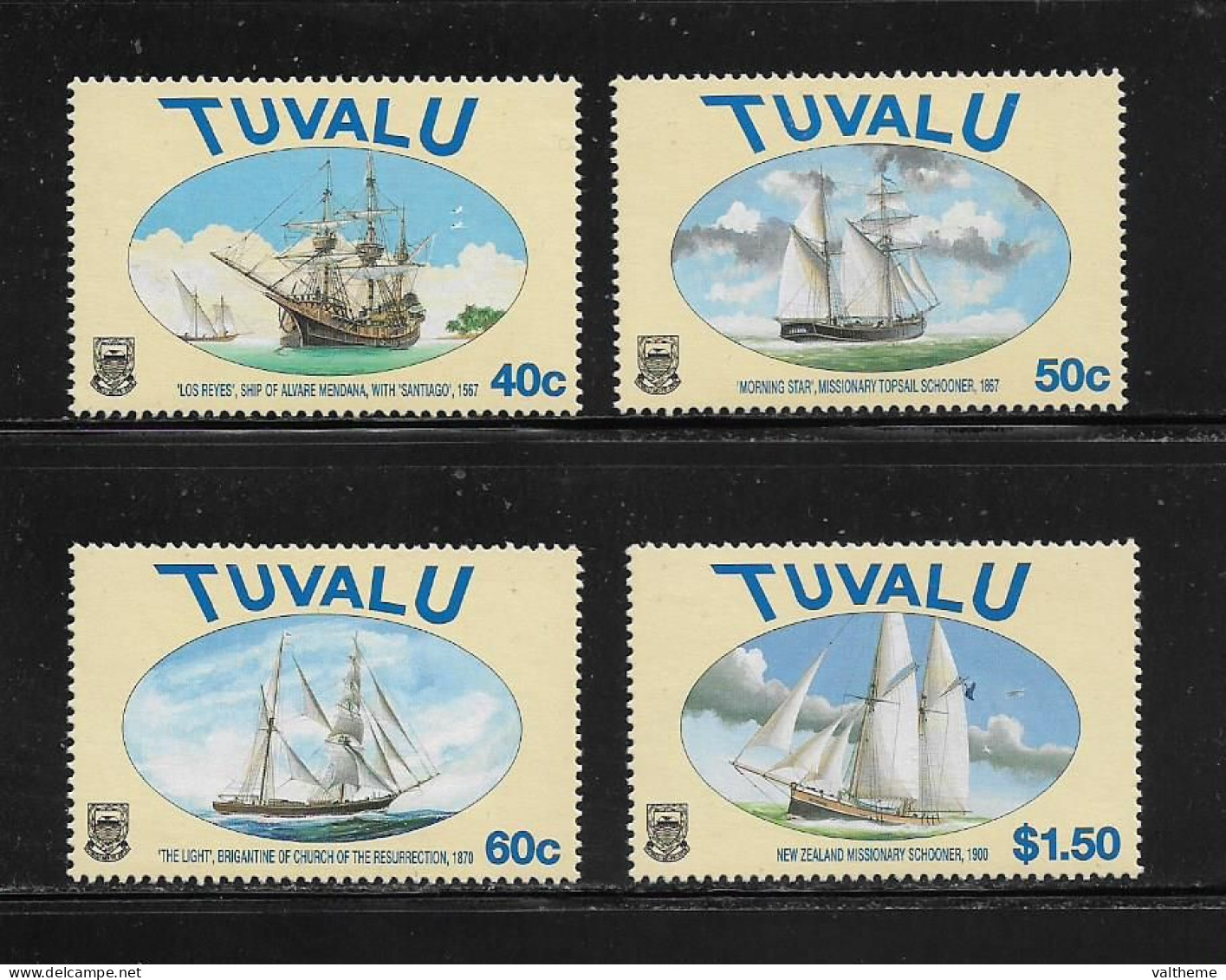 TUVALU  ( DIV - 395 )   1998  N° YVERT ET TELLIER  N°  744/747     N** - Tuvalu
